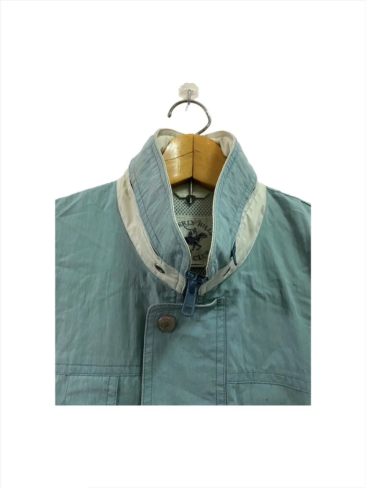 Beverly Hills Polo Club × Japanese Brand × Vintage Vtg Beverly Hills Polo Club MiniLogo Embroidery Ligh Jacket Size US L / EU 52-54 / 3 - 10 Thumbnail