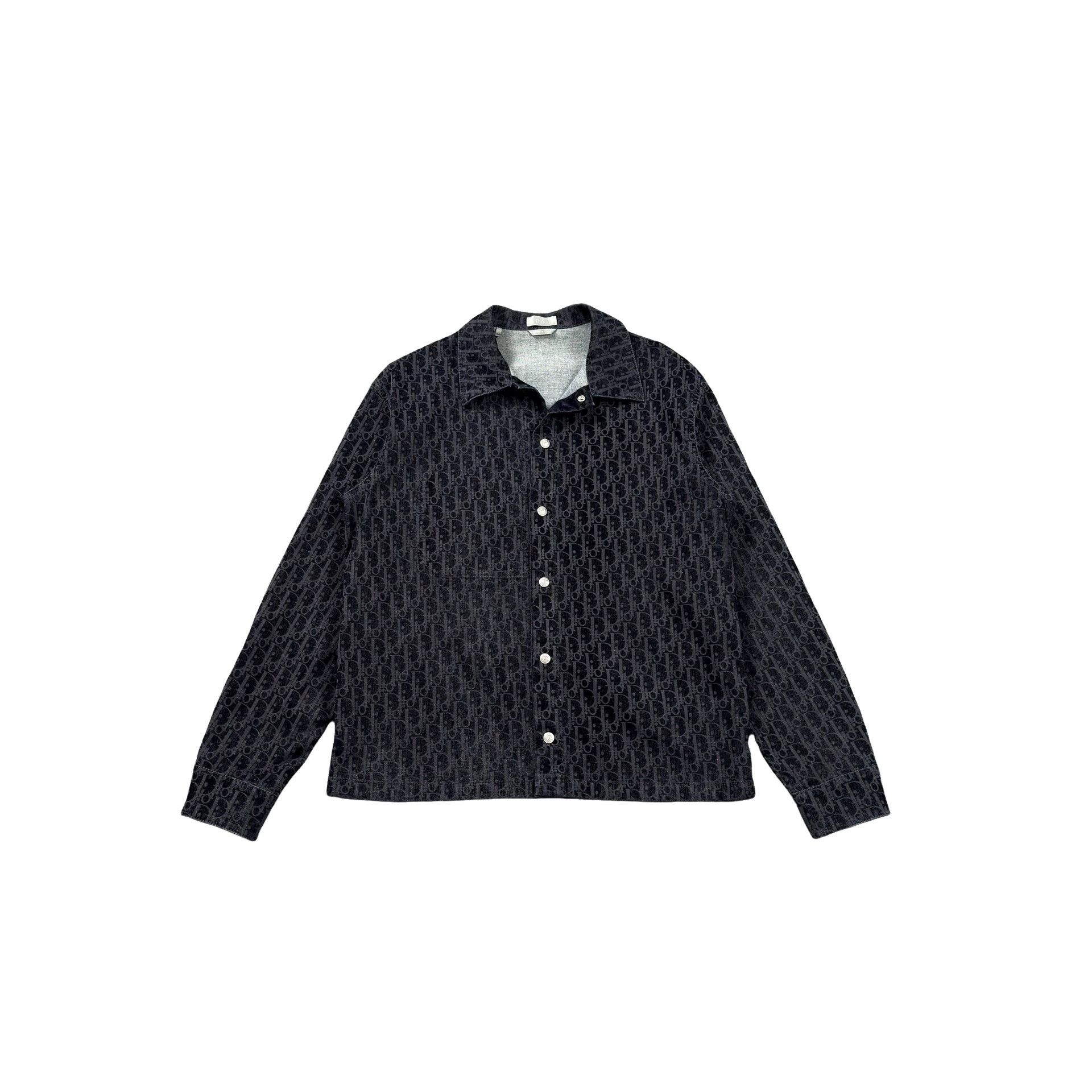 Dior Dior Oblique Flocked Shirt Size S Size US S / EU 44-46 / 1 - 1 Thumbnail