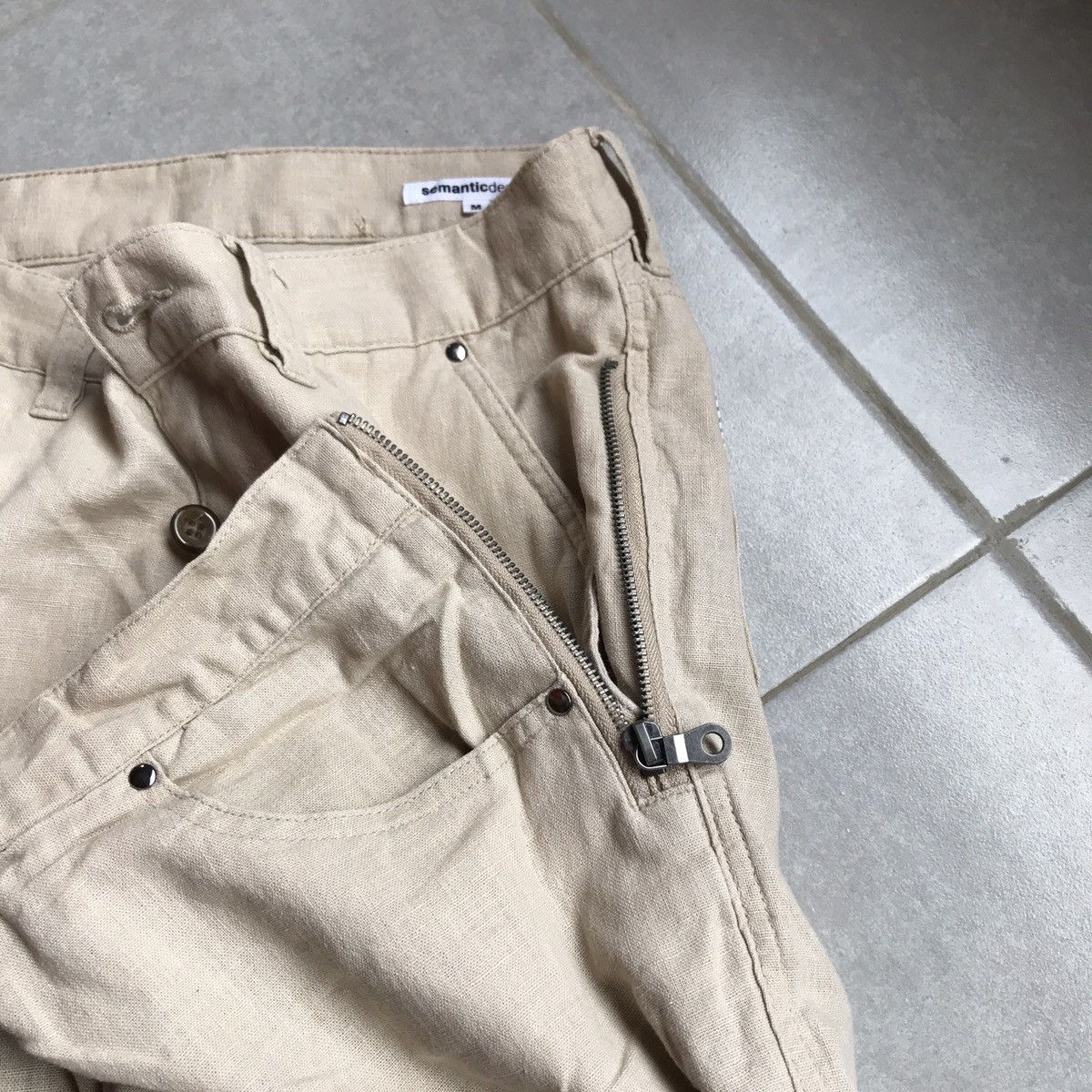 Japanese Brand × PPFM × semanticdesign Semantic design double half waist pant Size US 32 / EU 48 - 5 Thumbnail
