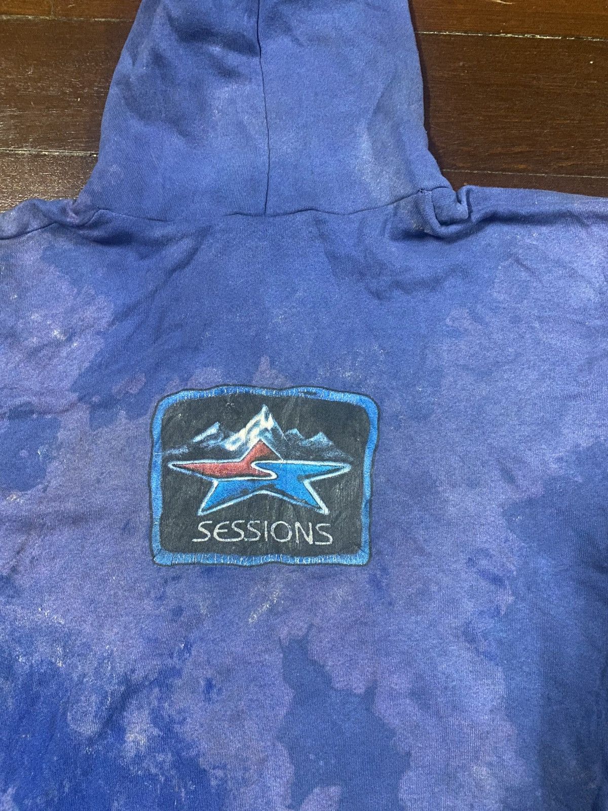 Hook-Ups Vintage seesions skates hoodie distressed faded trashed Size US M / EU 48-50 / 2 - 9 Thumbnail