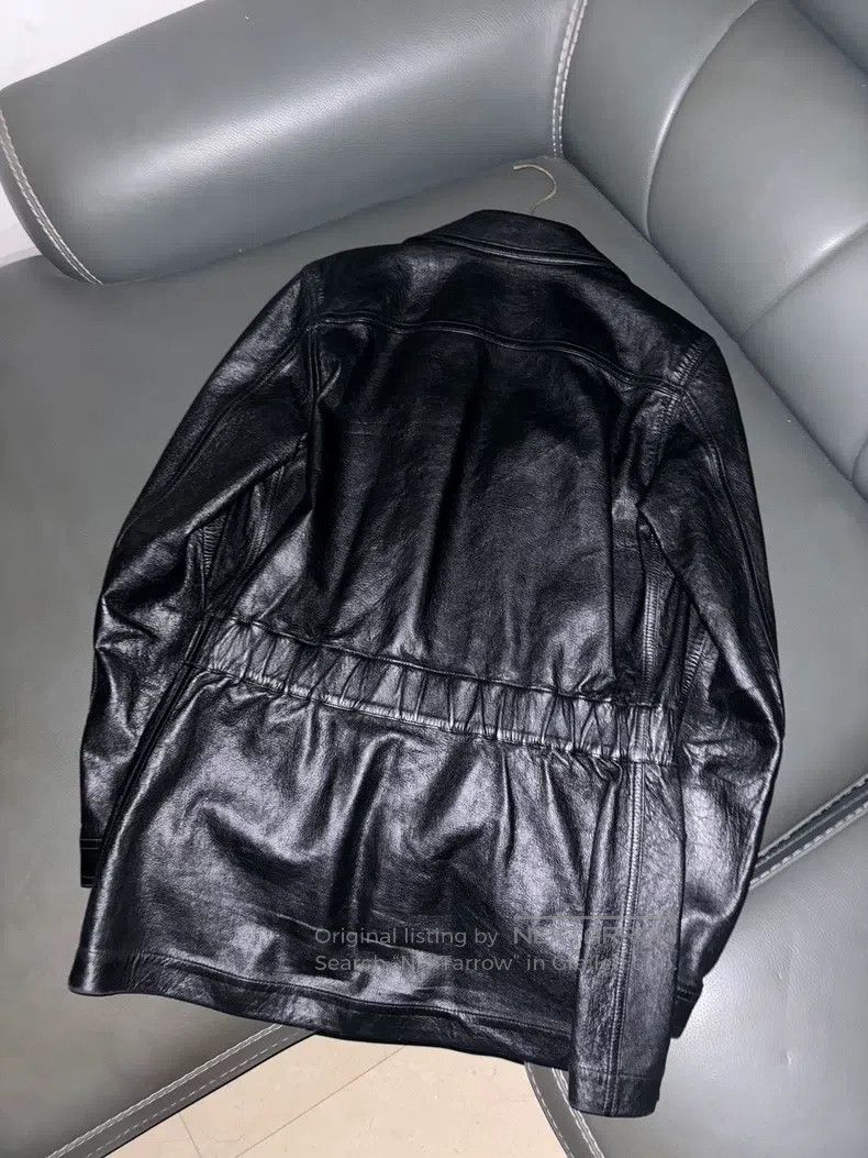 Saint Laurent Paris Saint Laurent Paris Four-Pocket Hunting Leather Jacket Size S / US 4 / IT 40 - 2 Thumbnail