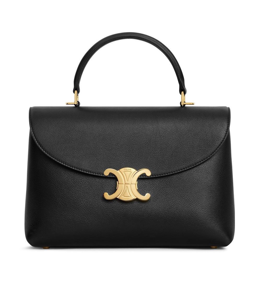 Celine Medium Nino Bag Supple Calfskin Black Size ONE SIZE - 1 Thumbnail