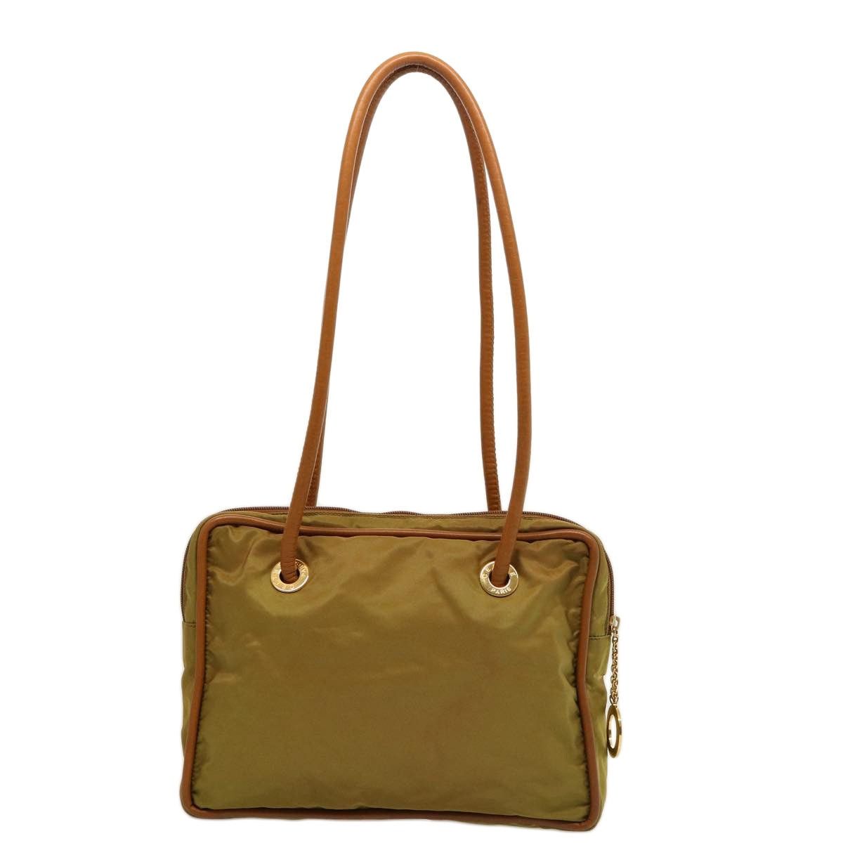 Celine CELINE Shoulder Bag Nylon Khaki Size ONE SIZE - 3 Thumbnail