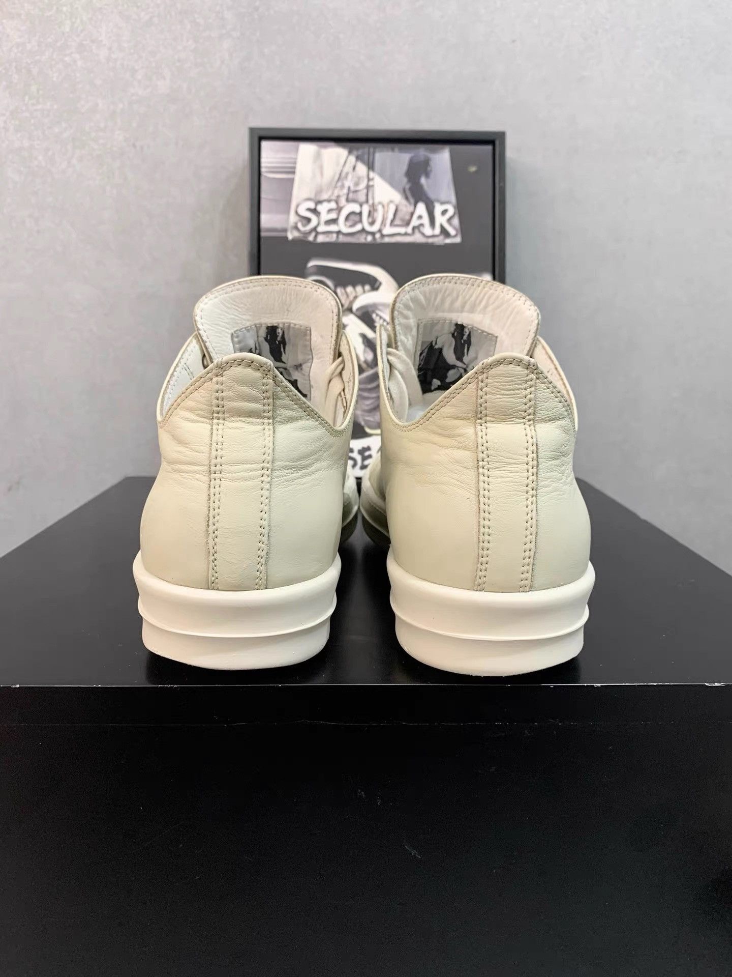Rick Owens Rick Owens Mainline Leather Low-top Sneakers K34 Size US 8 / EU 41 - 7 Thumbnail