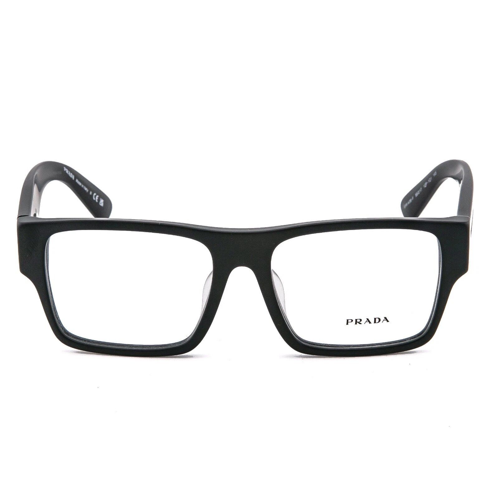 Prada PRADA SYMBOLE PRA08V Matte Black Logo Bold Eyeglass A08V A08 Size ONE SIZE - 4 Thumbnail