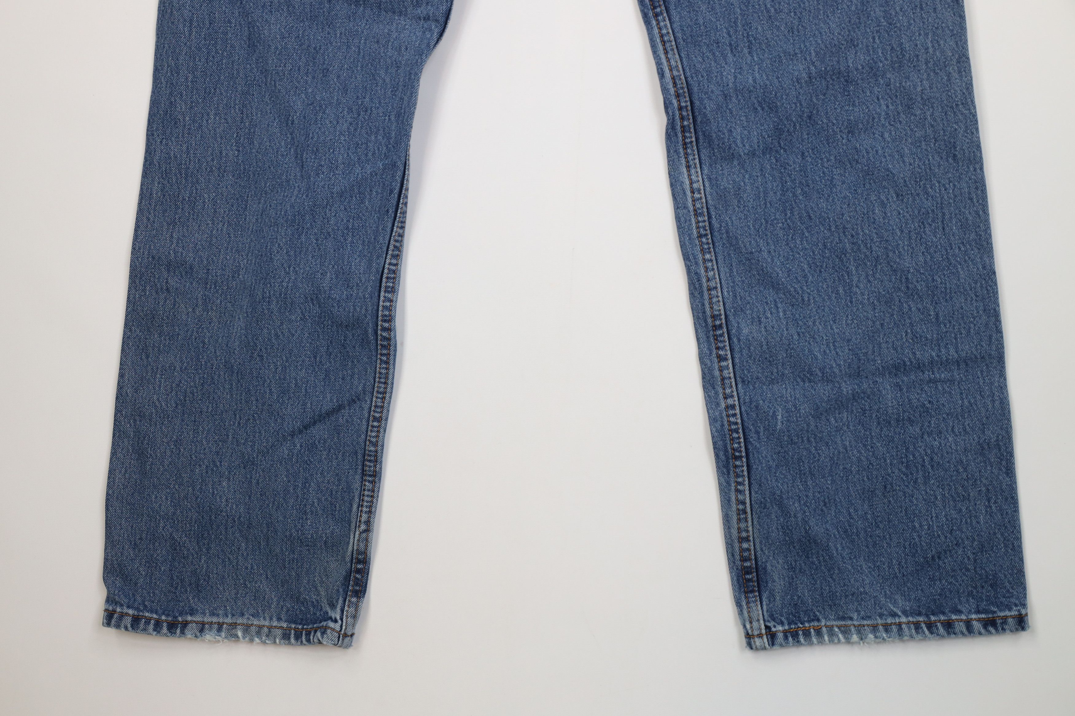 Levi's Vintage Y2K Levis 505 Fit Straight Leg Denim Jeans Blue Size US 38 / EU 54 - 12 Thumbnail