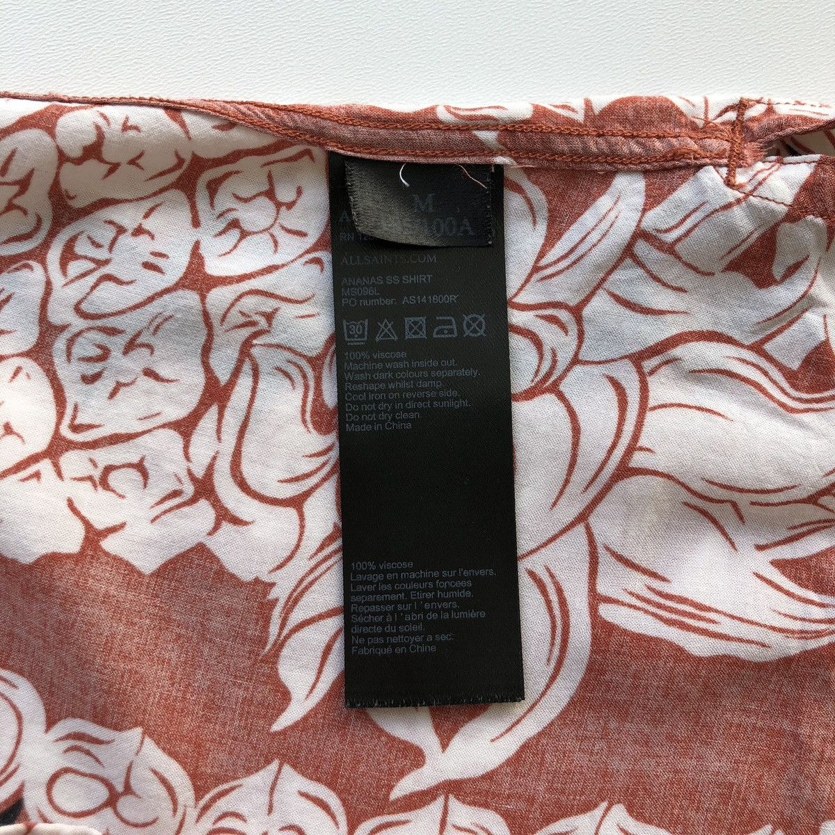 Allsaints Allsaints Ananas Pineapple All Over Printed Hawaiian Shirt Size US M / EU 48-50 / 2 - 9 Thumbnail