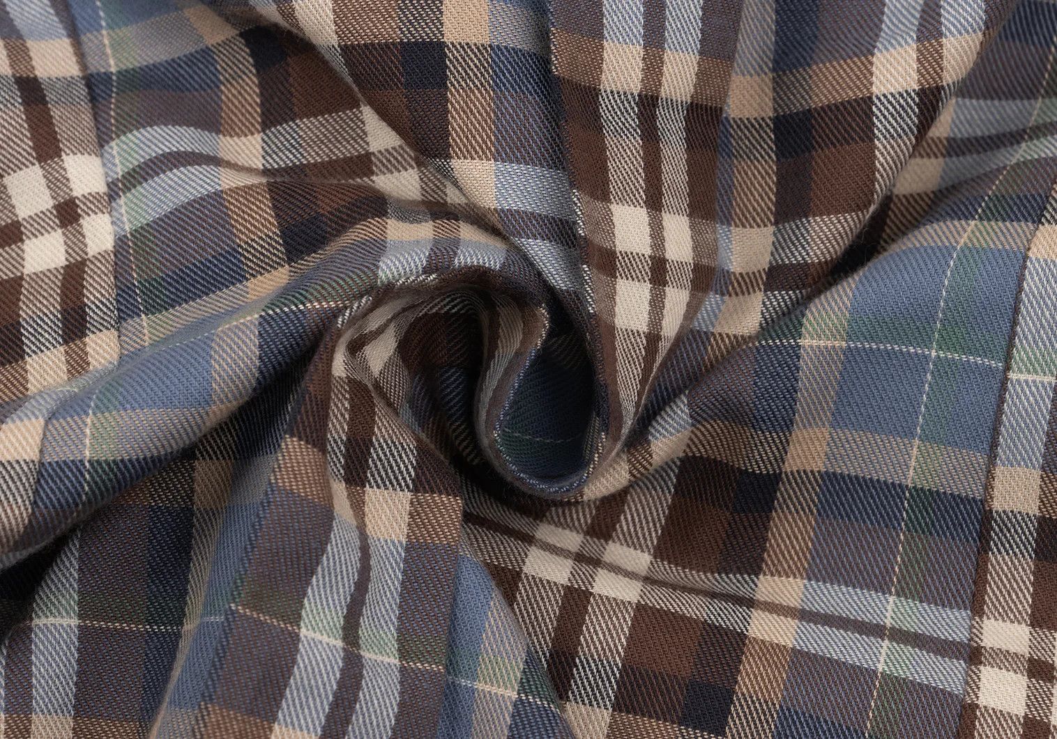 Dolce & Gabbana Multi Cotton Rib Check Western Yoke Shirt Size M Size US M / EU 48-50 / 2 - 13 Thumbnail