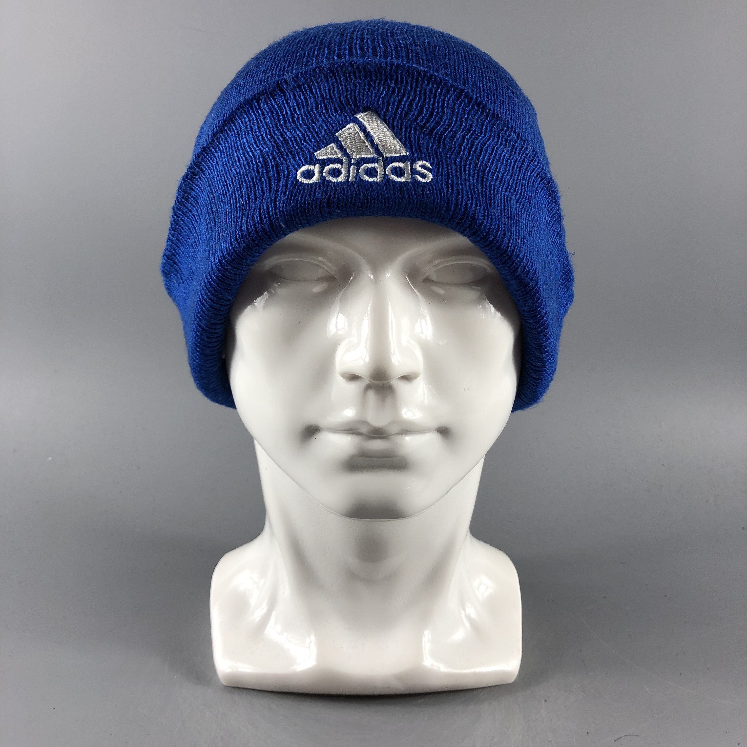 image of Adidas Hats Embroidered Beanie Knit Snow Hat Snow Cap B579, Men's