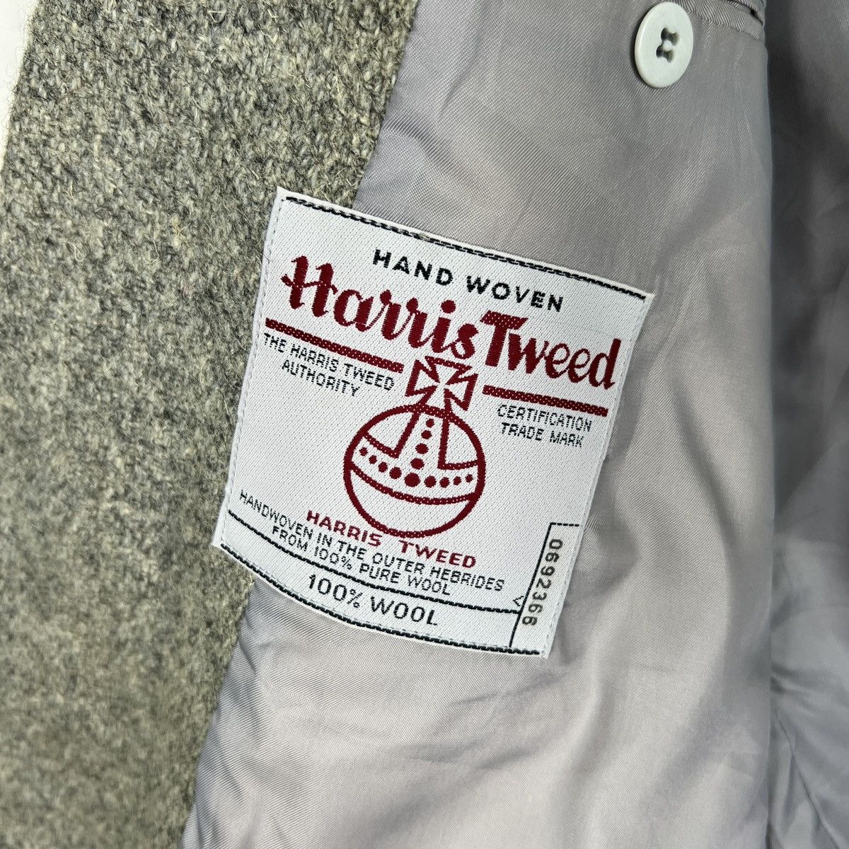 Harris Tweed 🔥 HARRIS TWEED X KENT WOOL COAT JACKET Size US L / EU 52-54 / 3 - 17 Thumbnail