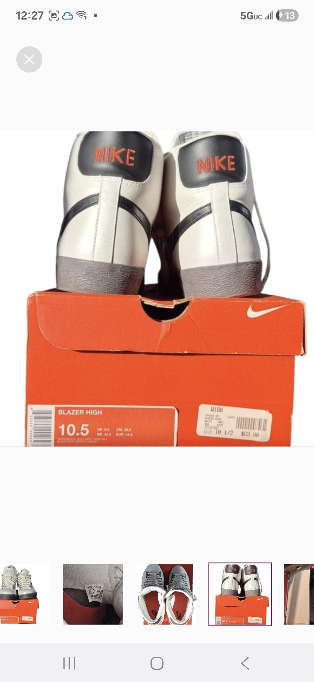 Nike 2007 Rare Nike BLAZER MID Premium Size US 10.5 / EU 43-44 - 8 Thumbnail
