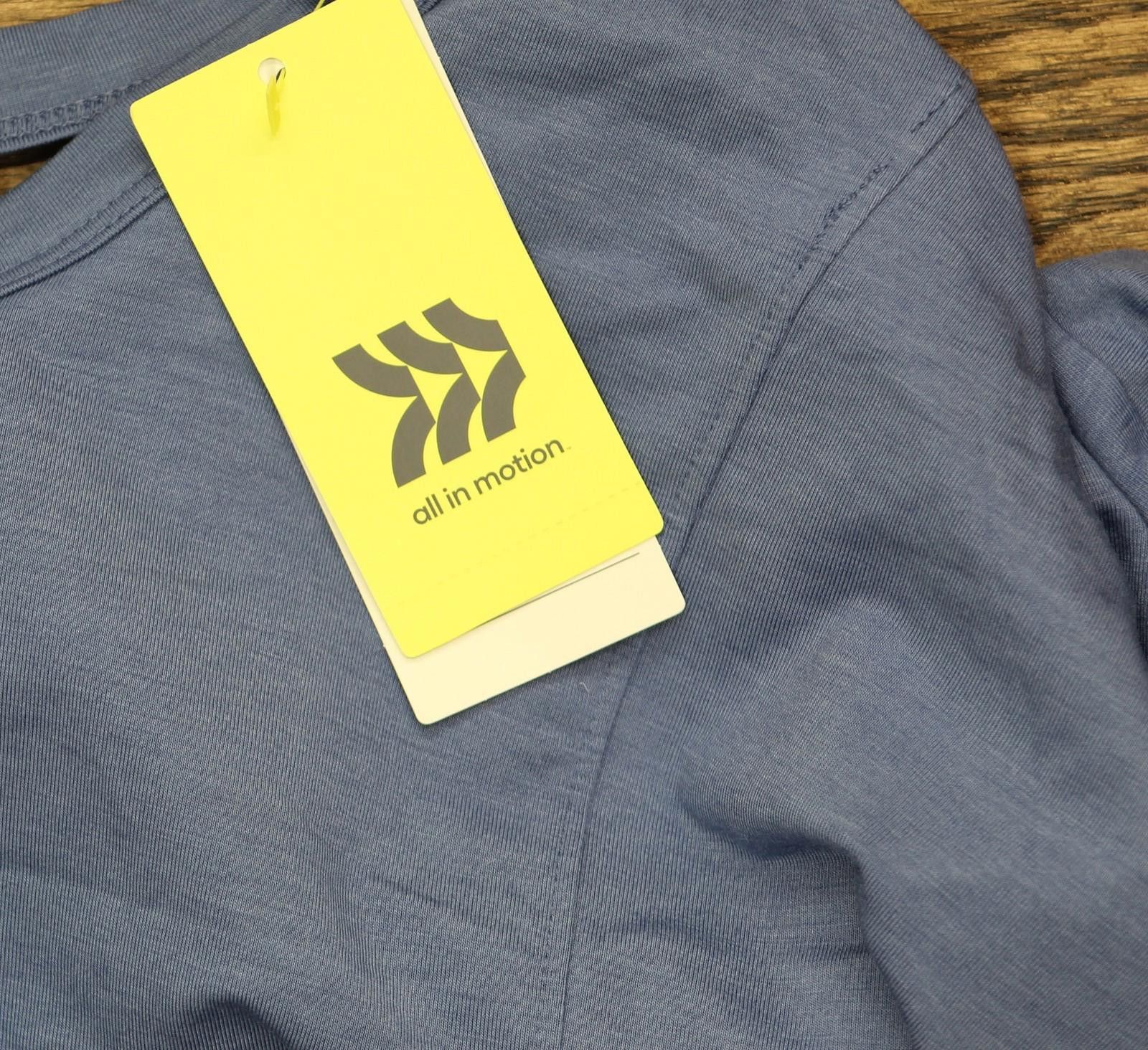 Other Nwt All In Motion Womens Long Sleeve Top 90612561 Blue Xl Size XL / US 12-14 / IT 48-50 - 3 Thumbnail