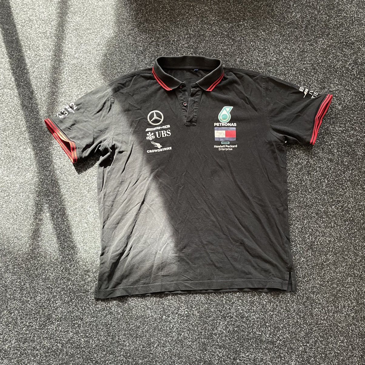 Mercedes-Benz × Vintage Mersedes Benz tommy hilfiger polo moto tee shirt petronas Size US L / EU 52-54 / 3 - 1 Thumbnail
