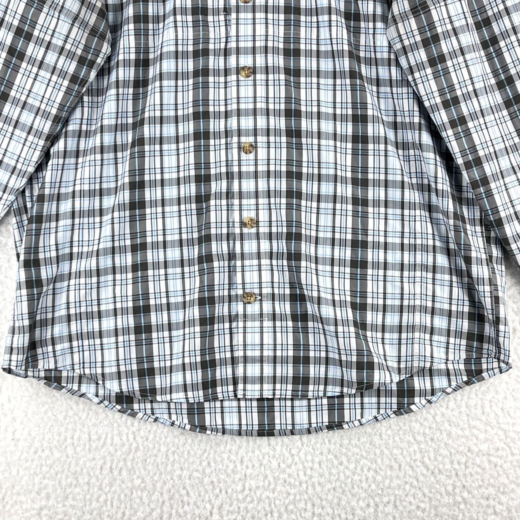Vintage Duluth Trading Co. Gray Plaid Button-Down Shirt Mens Long Sleeve Size XLT Tall Gray Plaid Shirt Mens Long Sleeve Duluth Trading Co. Size US XL / EU 56 / 4 - 6 Thumbnail