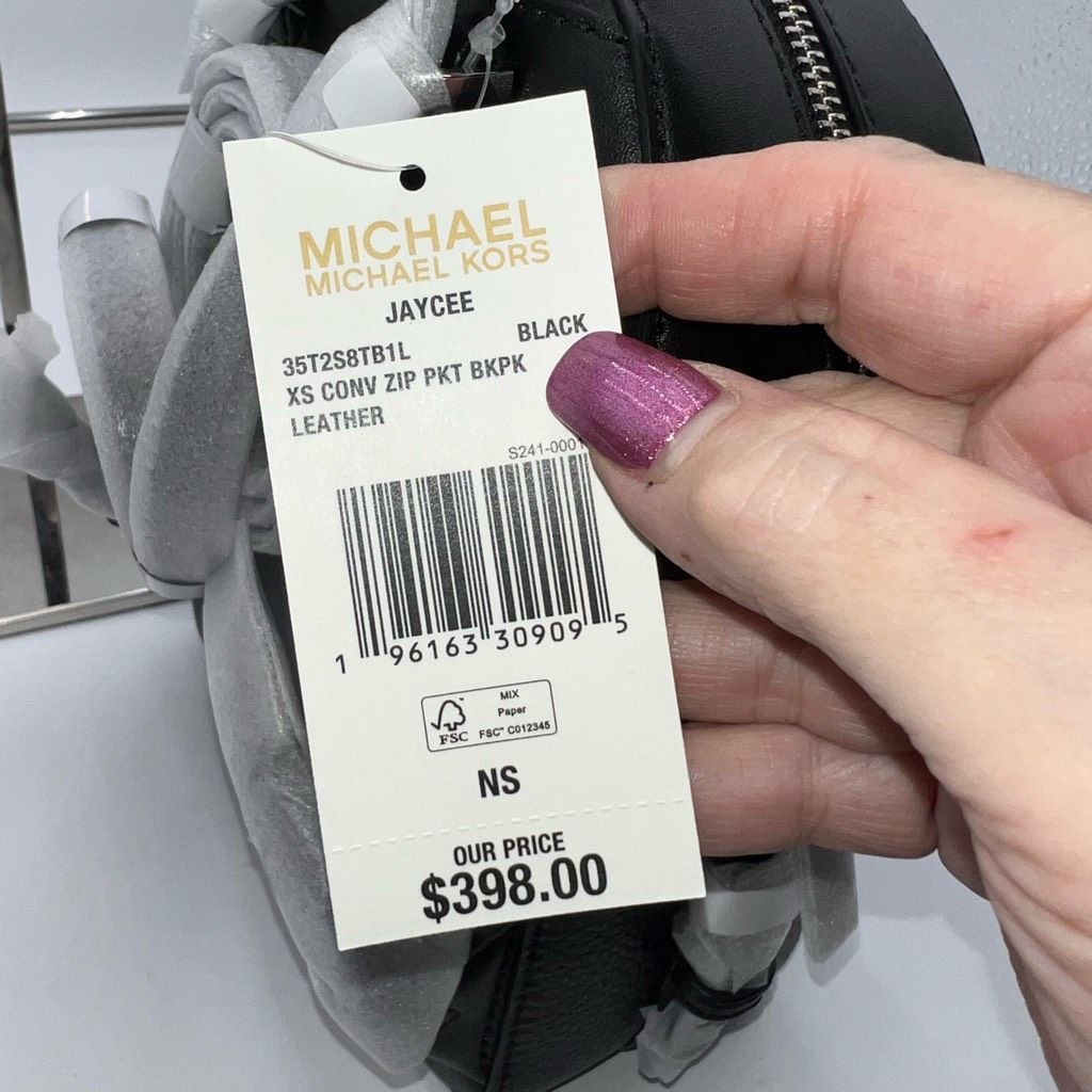 Michael Kors Michael Kors Jaycee Extra-Small Pebbled Leather Convertible Backpack Size ONE SIZE - 3 Thumbnail