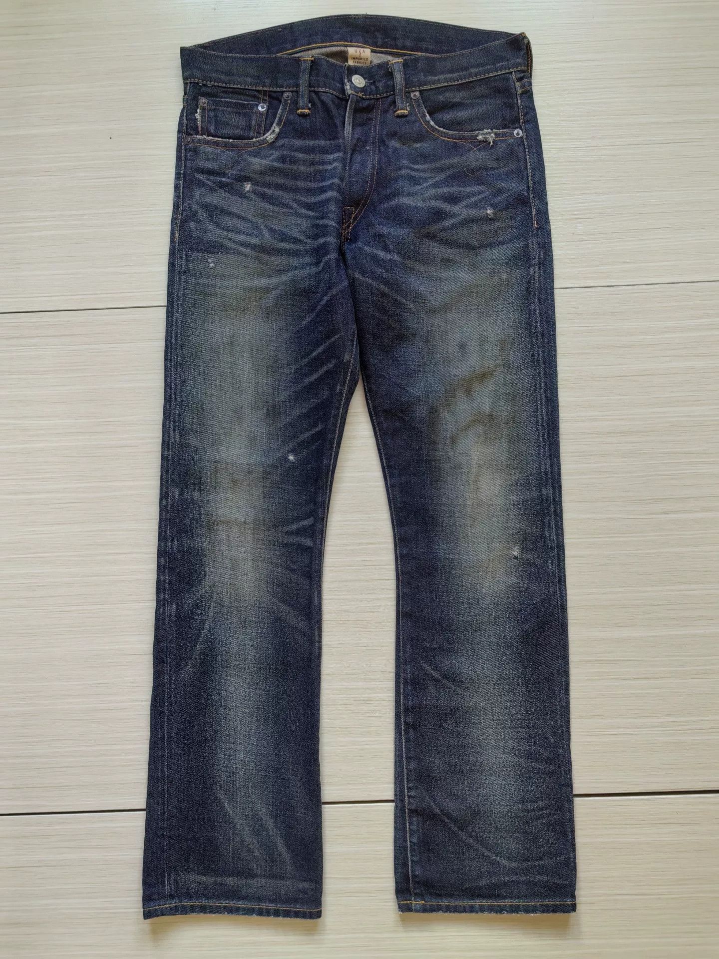 RRL Ralph Lauren Early RRL Slim Bootcut Jeans Size US 30 / EU 46 - 1 Thumbnail