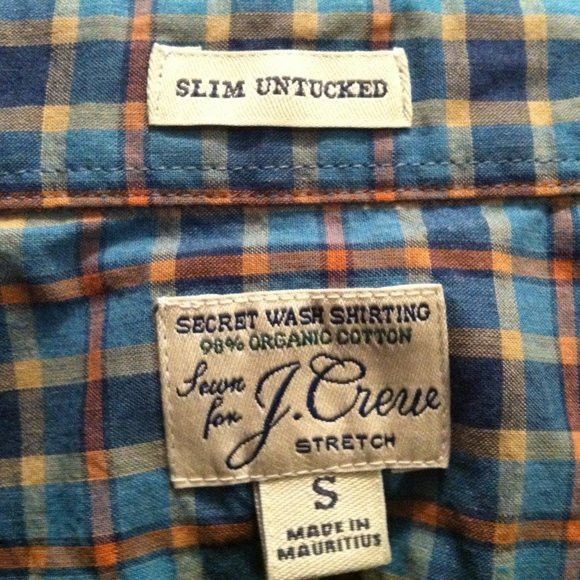 J.Crew J.CREW MENS NEW MULTICOLOR 100%COTTON CASUAL SHIRT SIZE: S Size US S / EU 44-46 / 1 - 3 Thumbnail
