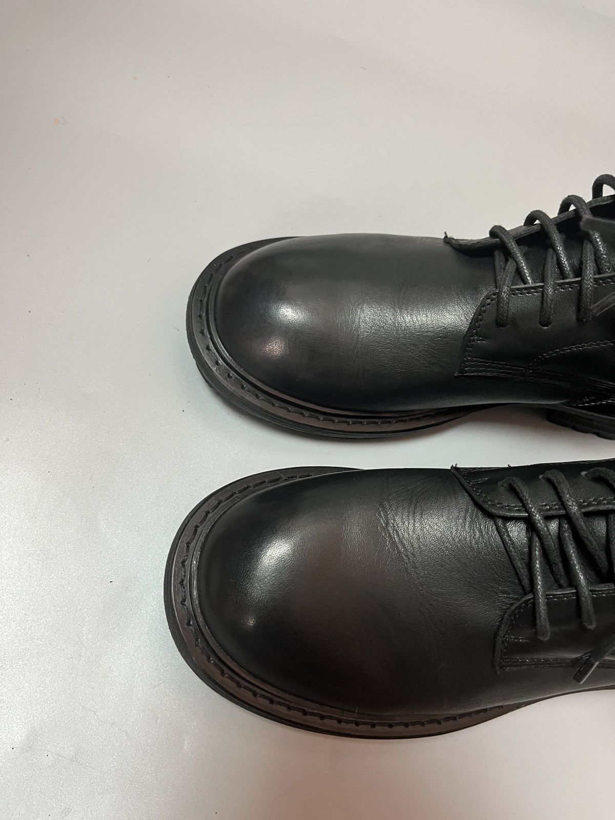 Ann Demeulemeester Ann Demeulemeester lace-up side zip combat boots Size US 10 / IT 40 - 5 Thumbnail