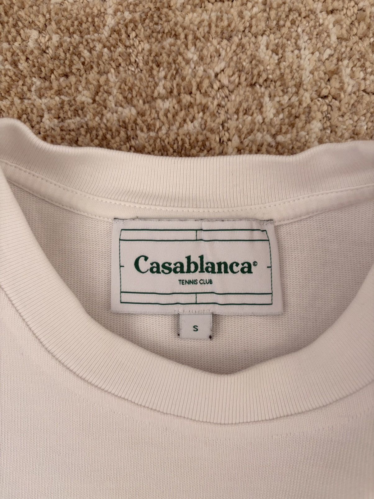 Casablanca Casablanca “Crayon Tennis Club” T-Shirt, Size L Size US L / EU 52-54 / 3 - 3 Thumbnail