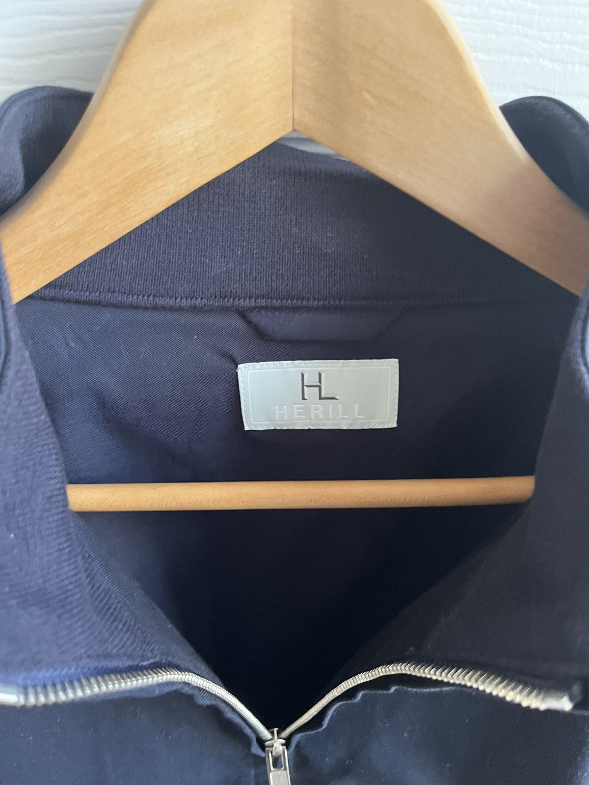 Herill HERILL COTTON GABARDINE WEEKEND JACKET - NAVY Size US M / EU 48-50 / 2 - 2 Thumbnail