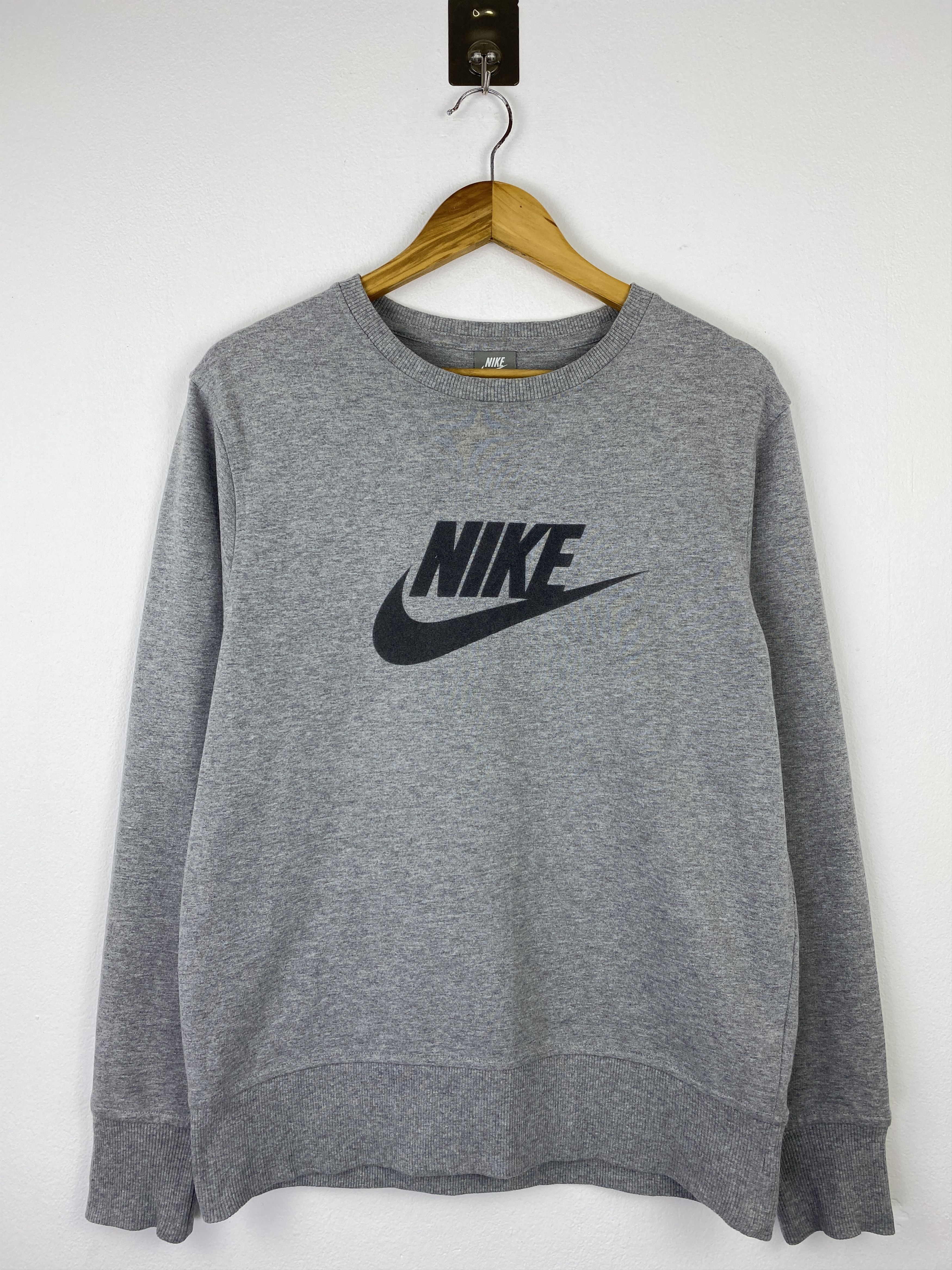 Nike Vintage Nike Spellout Big Logo Heather Crewneck BP0058 Size US M / EU 48-50 / 2 - 1 Thumbnail