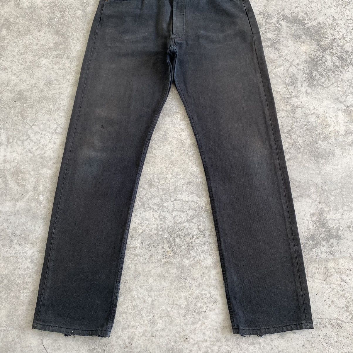 Levi's Vintage 1999 Levis 501 Faded Black Denim Jeans Size US 31 - 3 Thumbnail