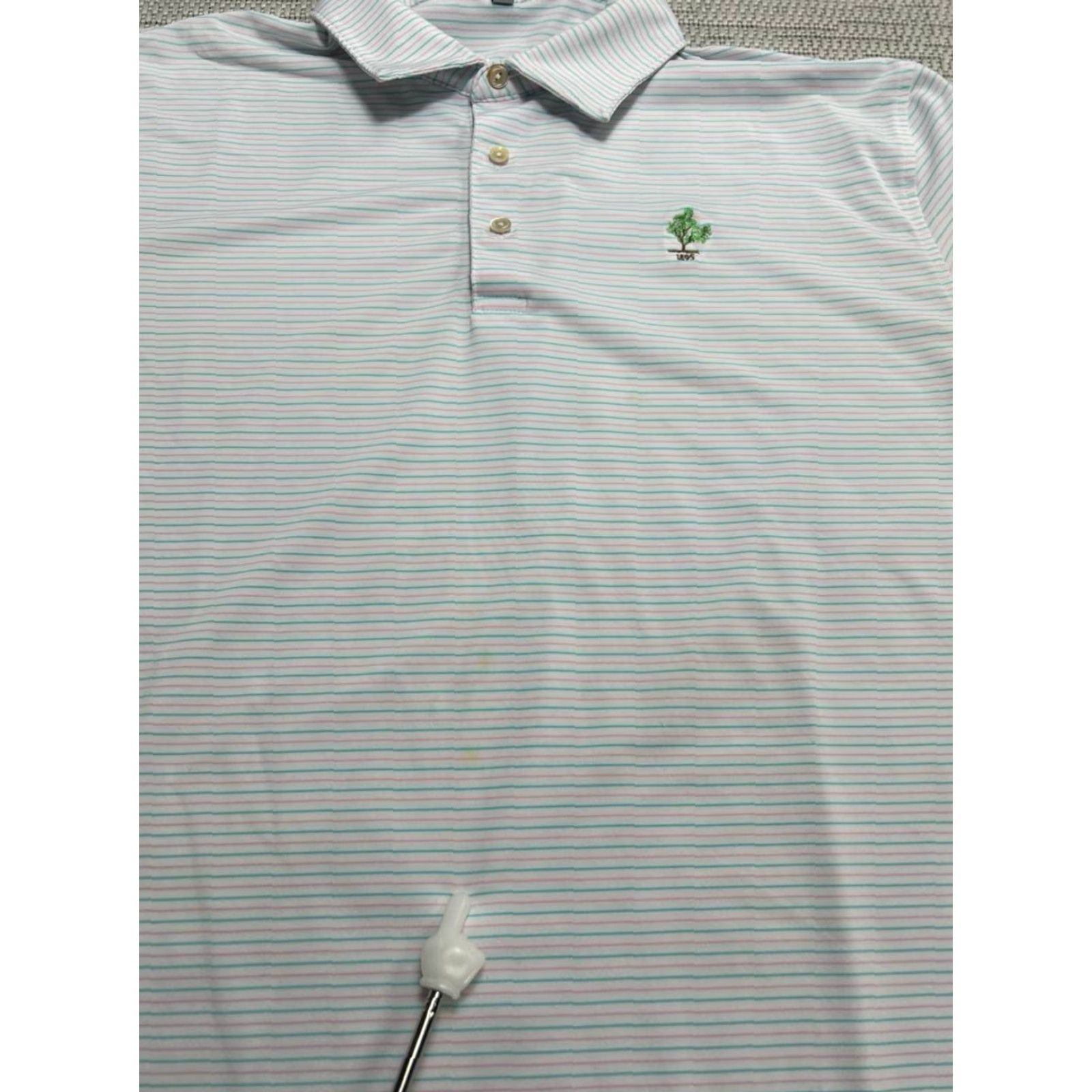 Peter Millar Peter Millar Summer Comfort Polo Shirt Mens XL Multicolor Striped Golf Tennis Shirt Size US XL / EU 56 / 4 - 5 Thumbnail