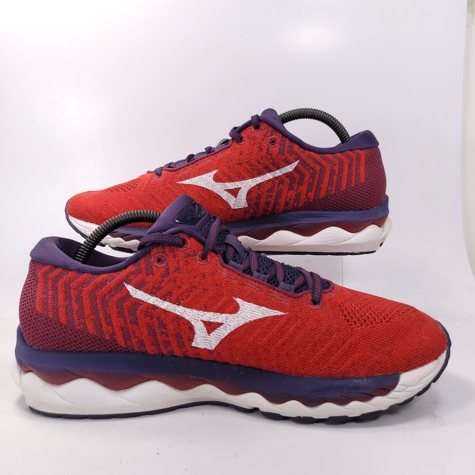Mizuno Mizuno Wave Sky Shoe Womens Size 10 J1GD192502 Red Blue Size US 10 / IT 40 - 6 Thumbnail