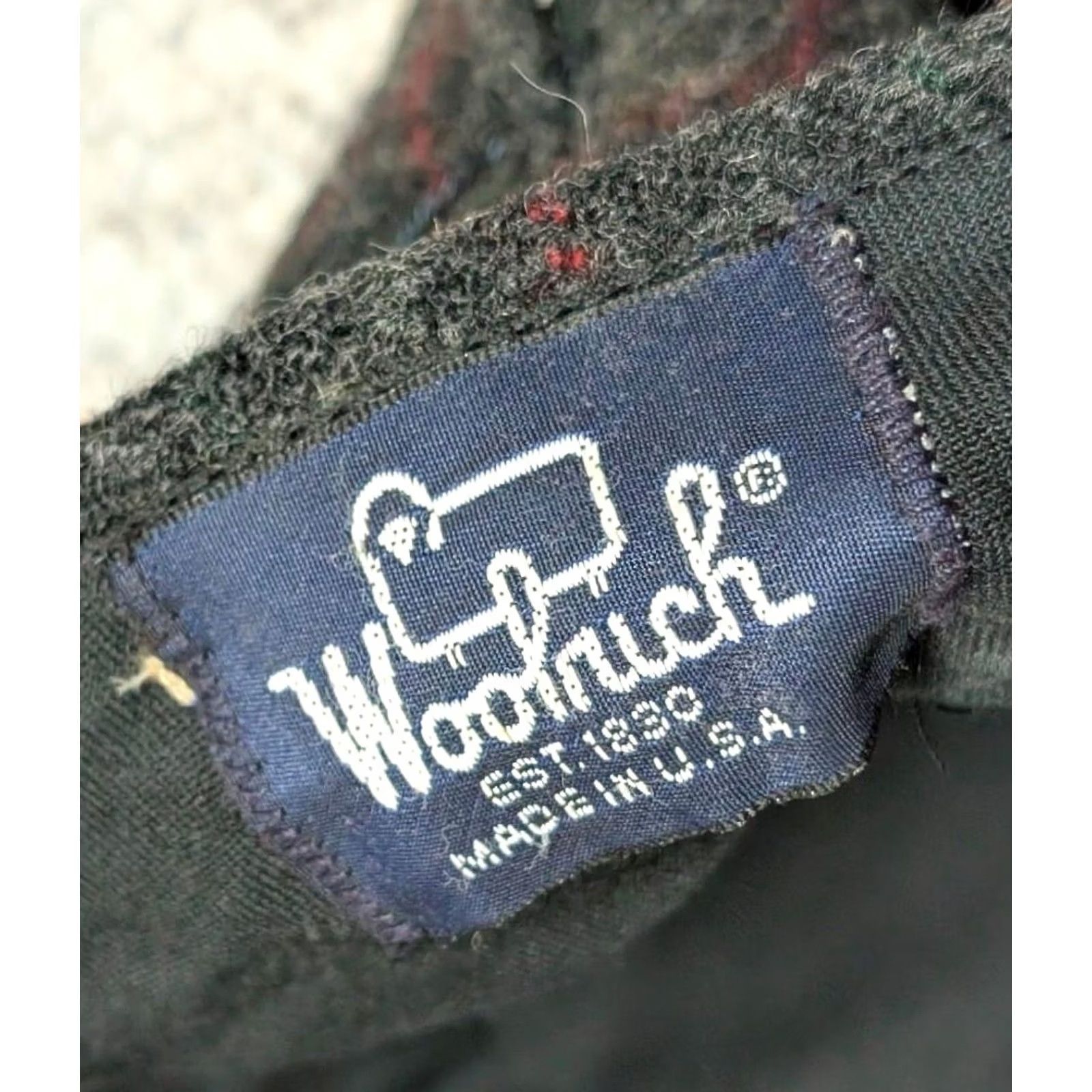 Vintage VINTAGE Woolrich Pants WOOLRICH hunting 38x30 charcoal gray striped Mens Wool - Malone Thick Wool Mens Pants Size US 38 / EU 54 - 4 Thumbnail
