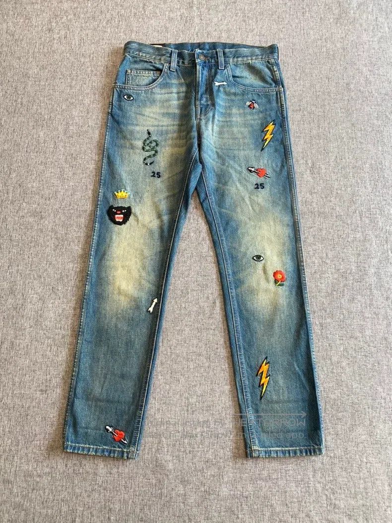 Gucci Gucci Patterned straight shorts and jeans Size US 30 / EU 46 - 1 Thumbnail