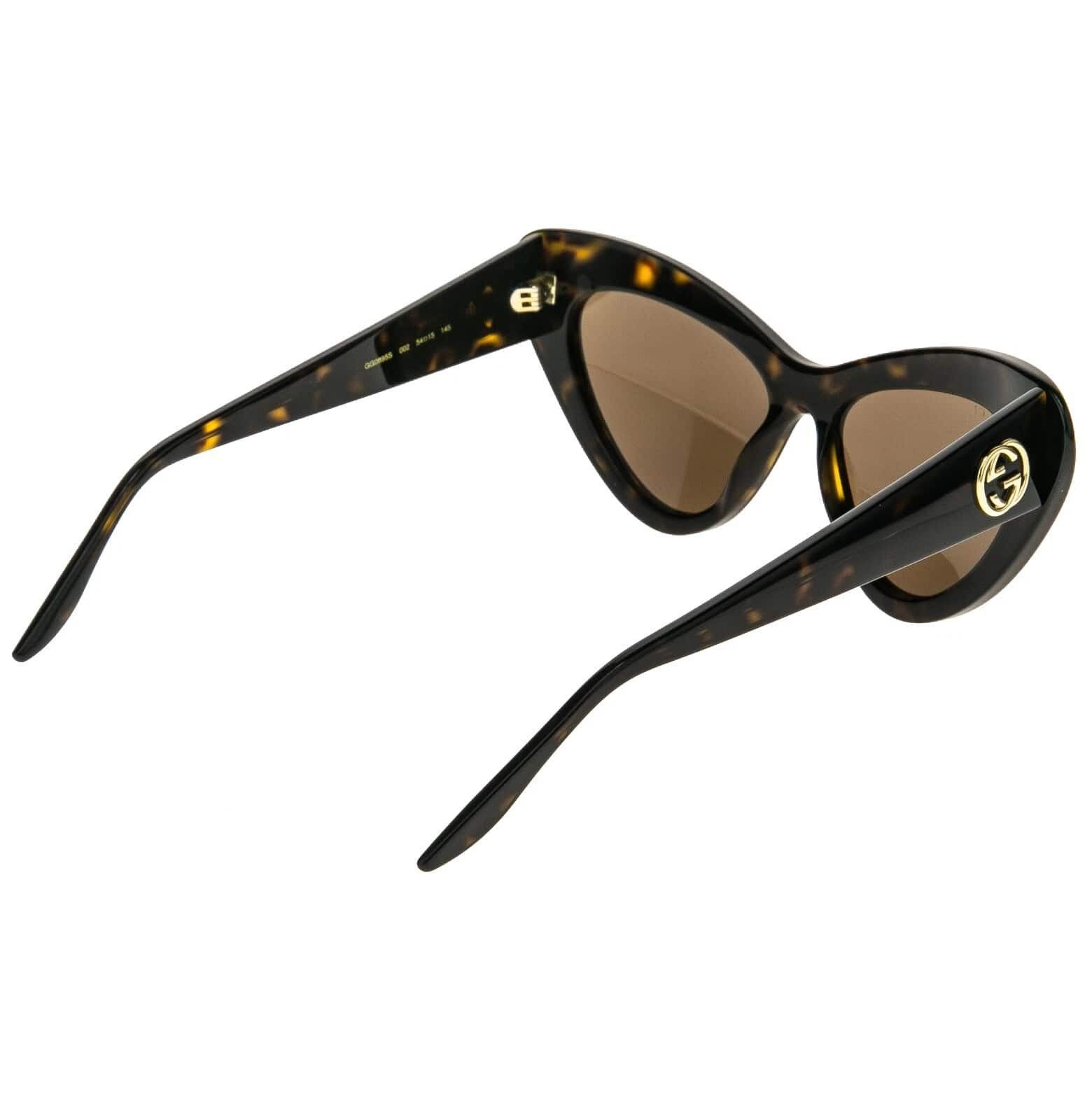 Gucci GUCCI Gg0895s 0895 Havana 002 Fashion Chunky Sunglasses Size ONE SIZE - 7 Thumbnail