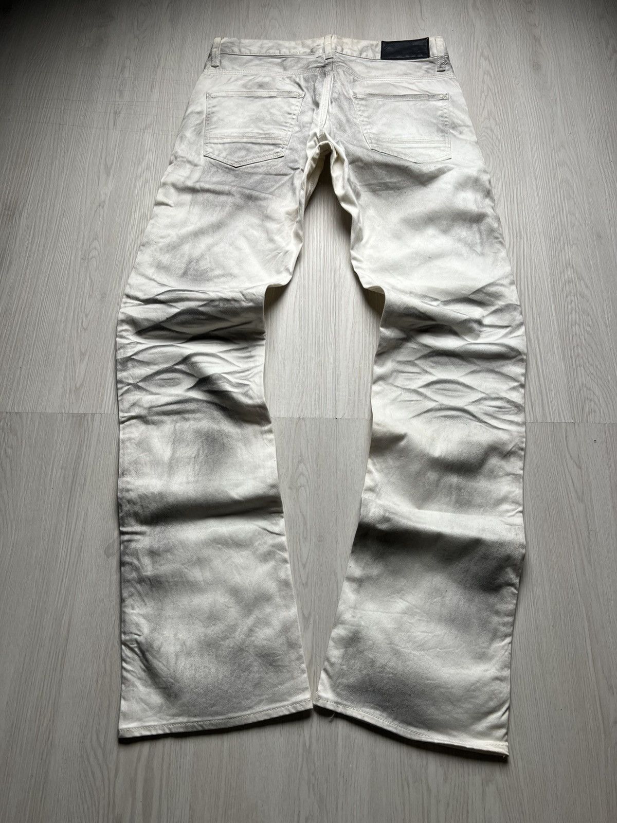If Six Was Nine Urban Craft Japan Whiskered Mudwash Flared Jeans Size US 30 / EU 46 - 2 Thumbnail