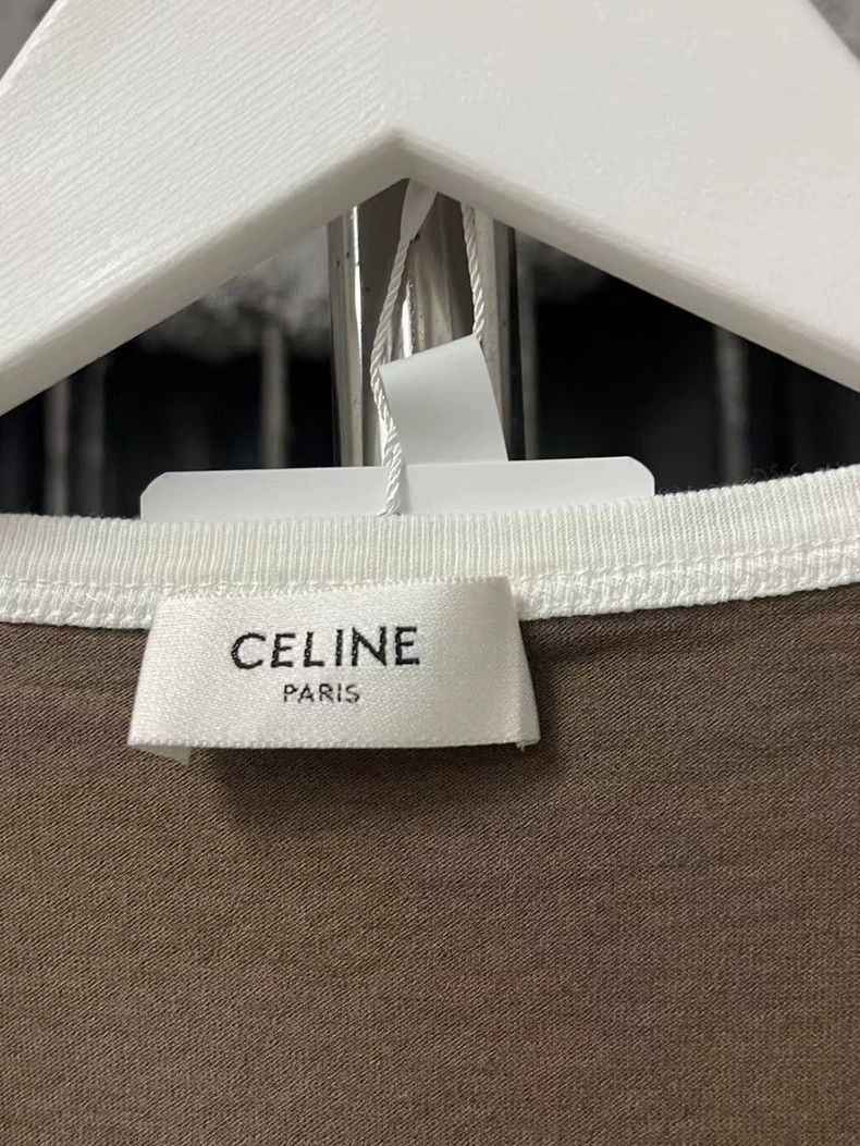 Celine Celine Short Sleeve TShirt in Brown Size US M / EU 48-50 / 2 - 5 Thumbnail