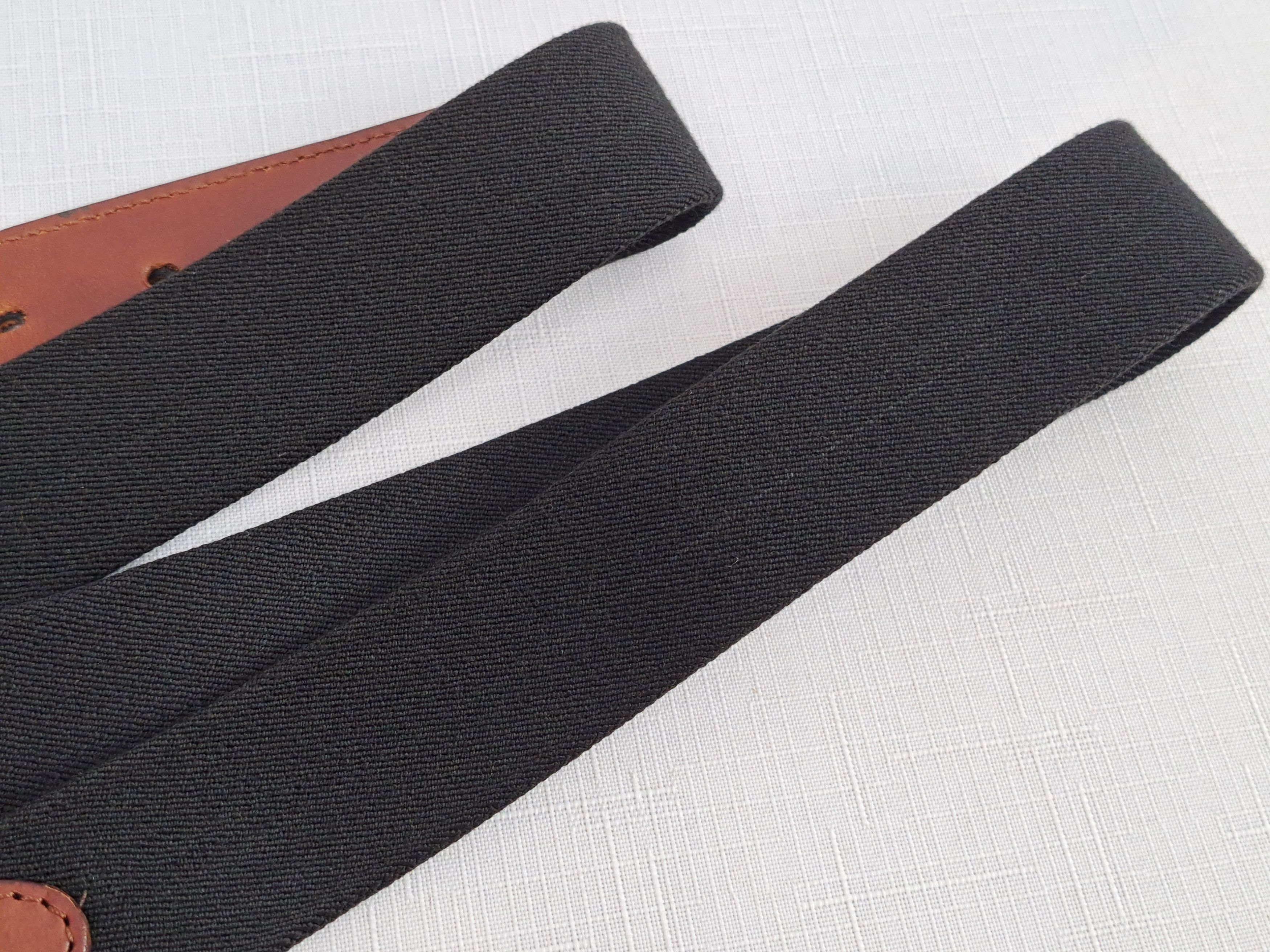 Bally × Vintage Bally vintage leather/elastic fabric belt. Size ONE SIZE - 7 Thumbnail