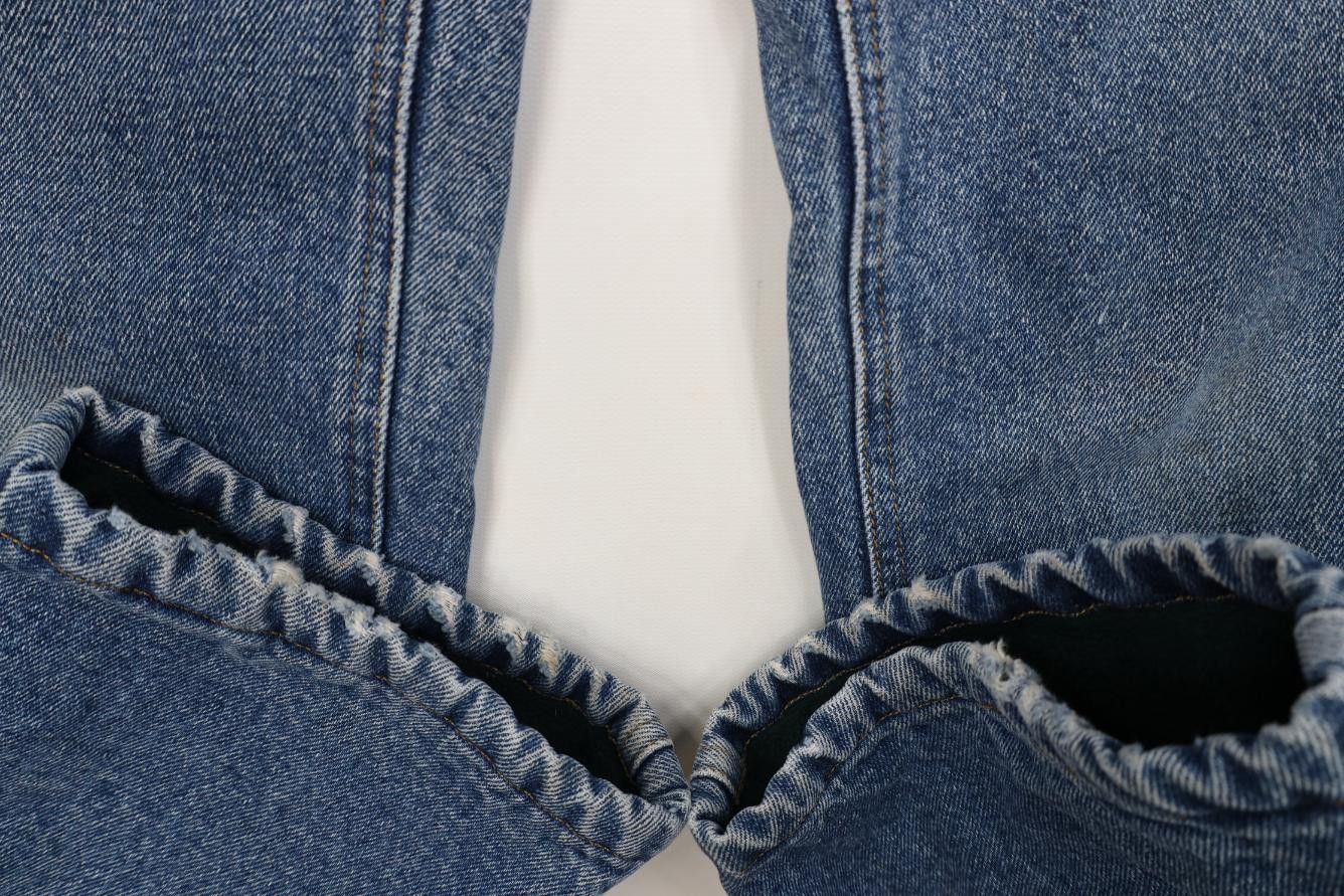 Cabelas Vintage 90s Cabelas Heavyweight Fleece Lined Denim Jeans Size US 32 / EU 48 - 7 Thumbnail