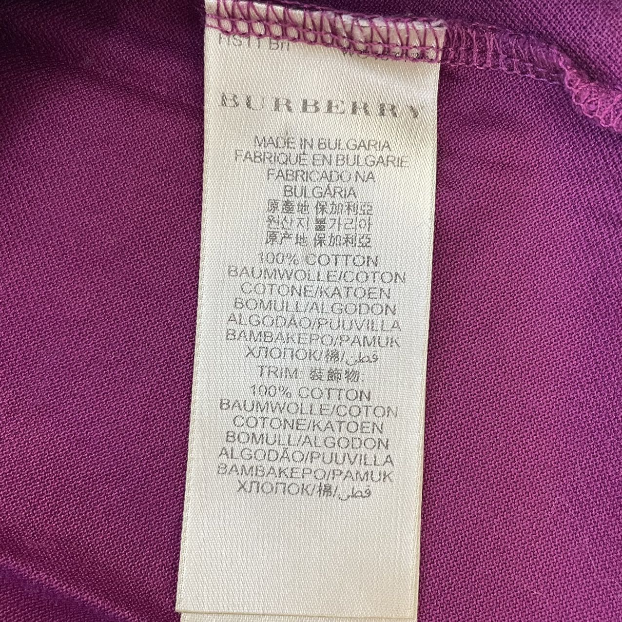 Burberry Burberry Patch Casual Short Sleeve Polo Shirt K26WX Size XS / US 0-2 / IT 36-38 - 8 Thumbnail
