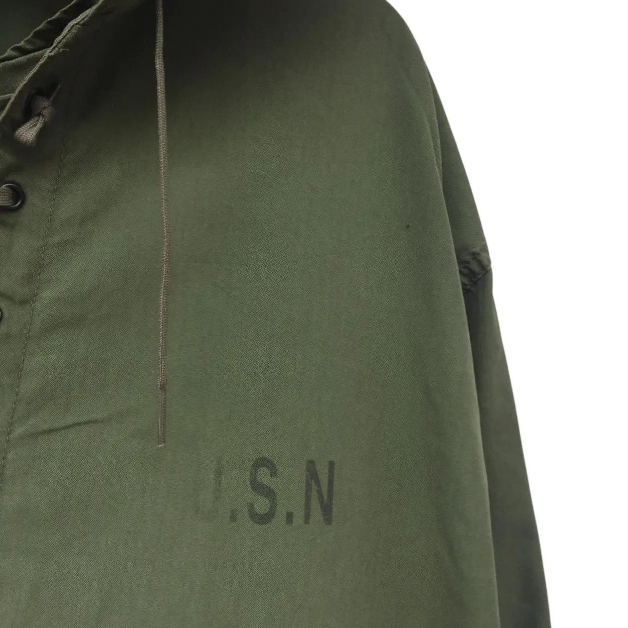 Vintage Vintage USN Deck Parka Lace-Up Pullover Jacket Size US M / EU 48-50 / 2 - 3 Thumbnail