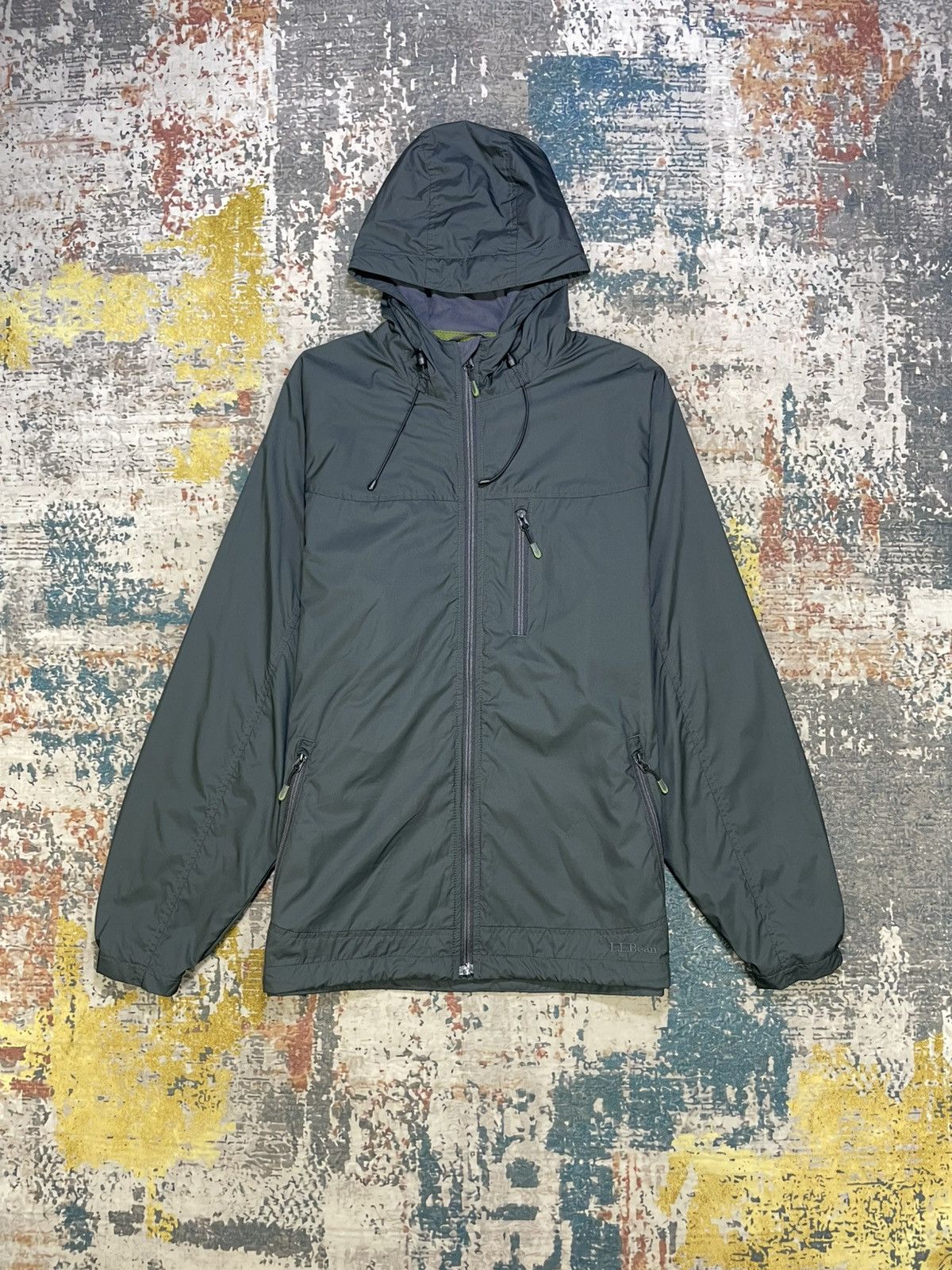 L.L. Bean LL Bean Hooded Windbreaker Forest Jacket Size US S / EU 44-46 / 1 - 1 Thumbnail