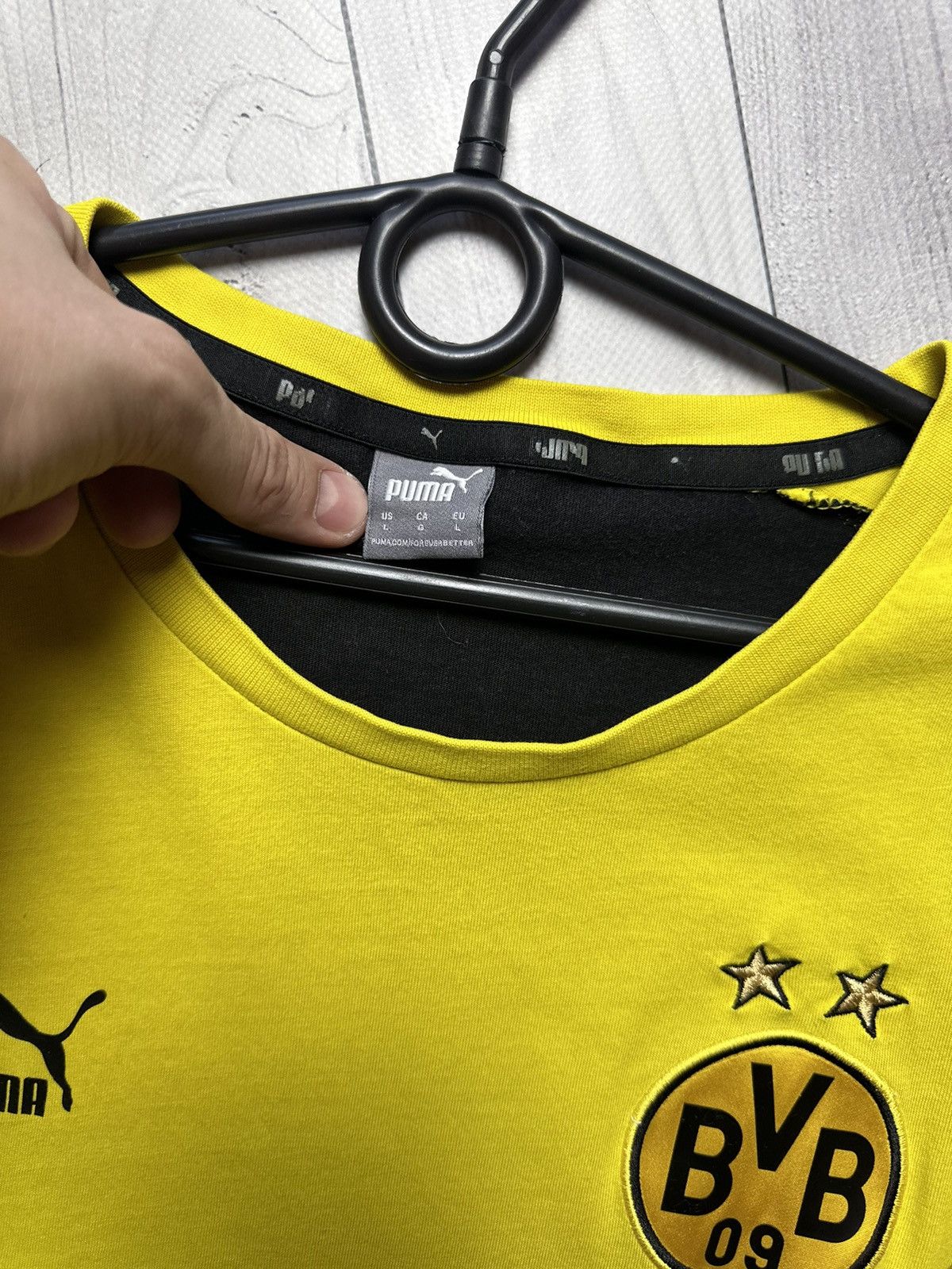 Puma Vintage puma Borussia Dortmund soccer tee logo Size US L / EU 52-54 / 3 - 3 Thumbnail