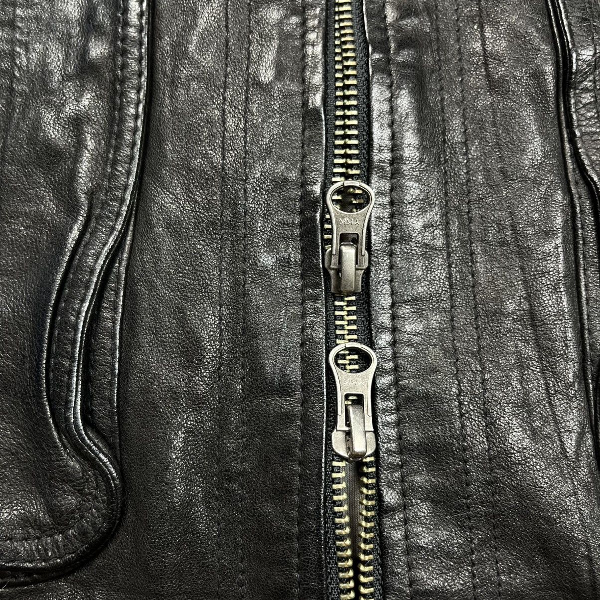 Japanese Brand Sistematic hooded biker leather jacket vkei style Size US XS / EU 42 / 0 - 6 Thumbnail