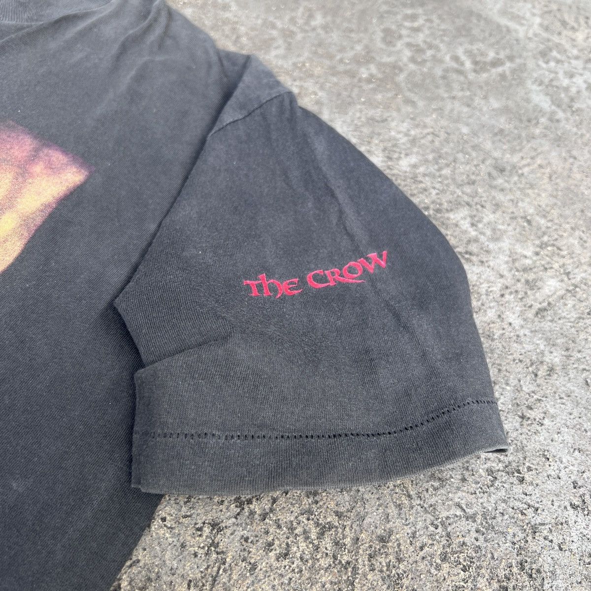 Expert Horror Vintage 90s The Crow Brandon Lee Movie Tee XL Faded Thrashed Size US XL / EU 56 / 4 - 8 Thumbnail