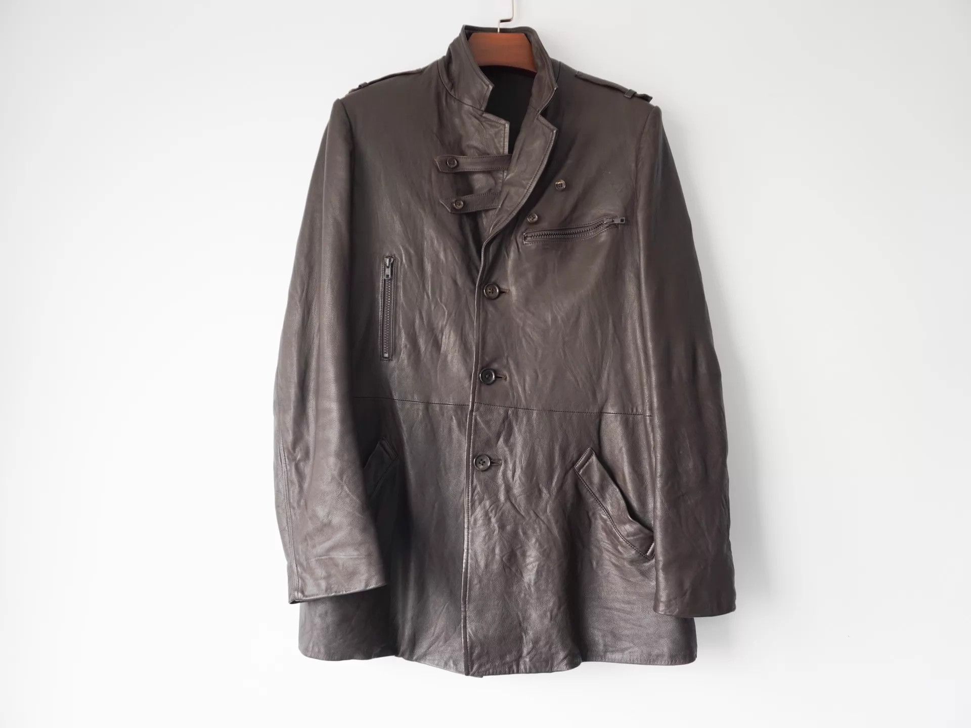 Yohji Yamamoto Yohji Yamamoto 2006AW Leather Jacket 2 Size US M / EU 48-50 / 2 - 2 Thumbnail