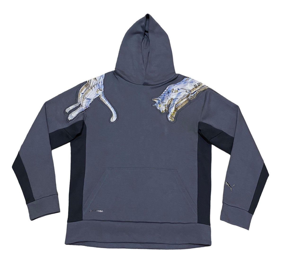 Puma Rare Design Brand Puma X Sorayama Hoodie 2000s Size US M / EU 48-50 / 2 - 1 Thumbnail