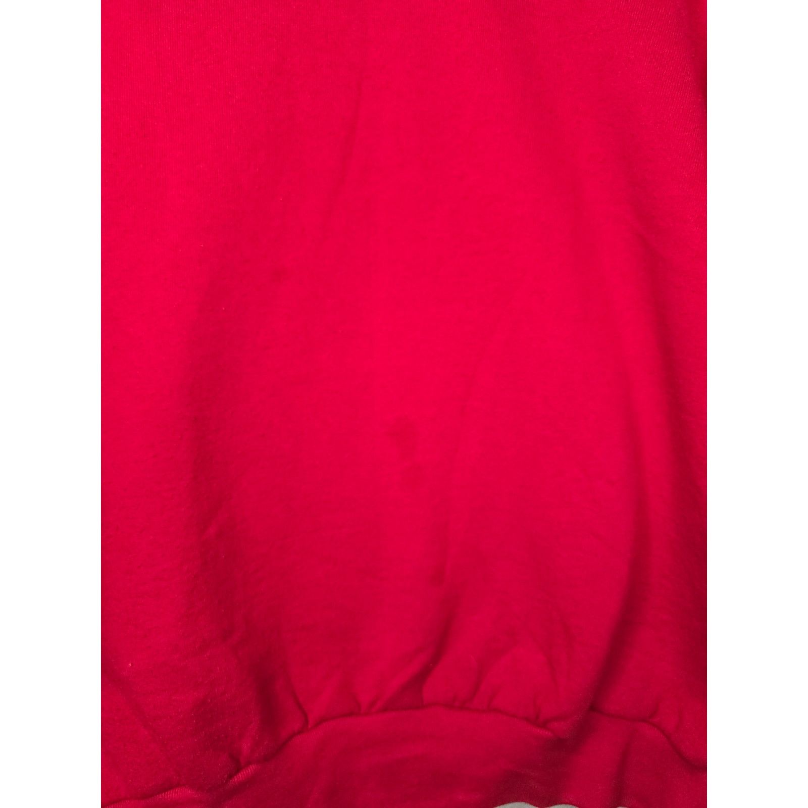 Fruit Of The Loom × Vintage Vintage Womens Blank Crewneck Large Red Sweatshirt 90s Size L / US 10 / IT 46 - 3 Thumbnail
