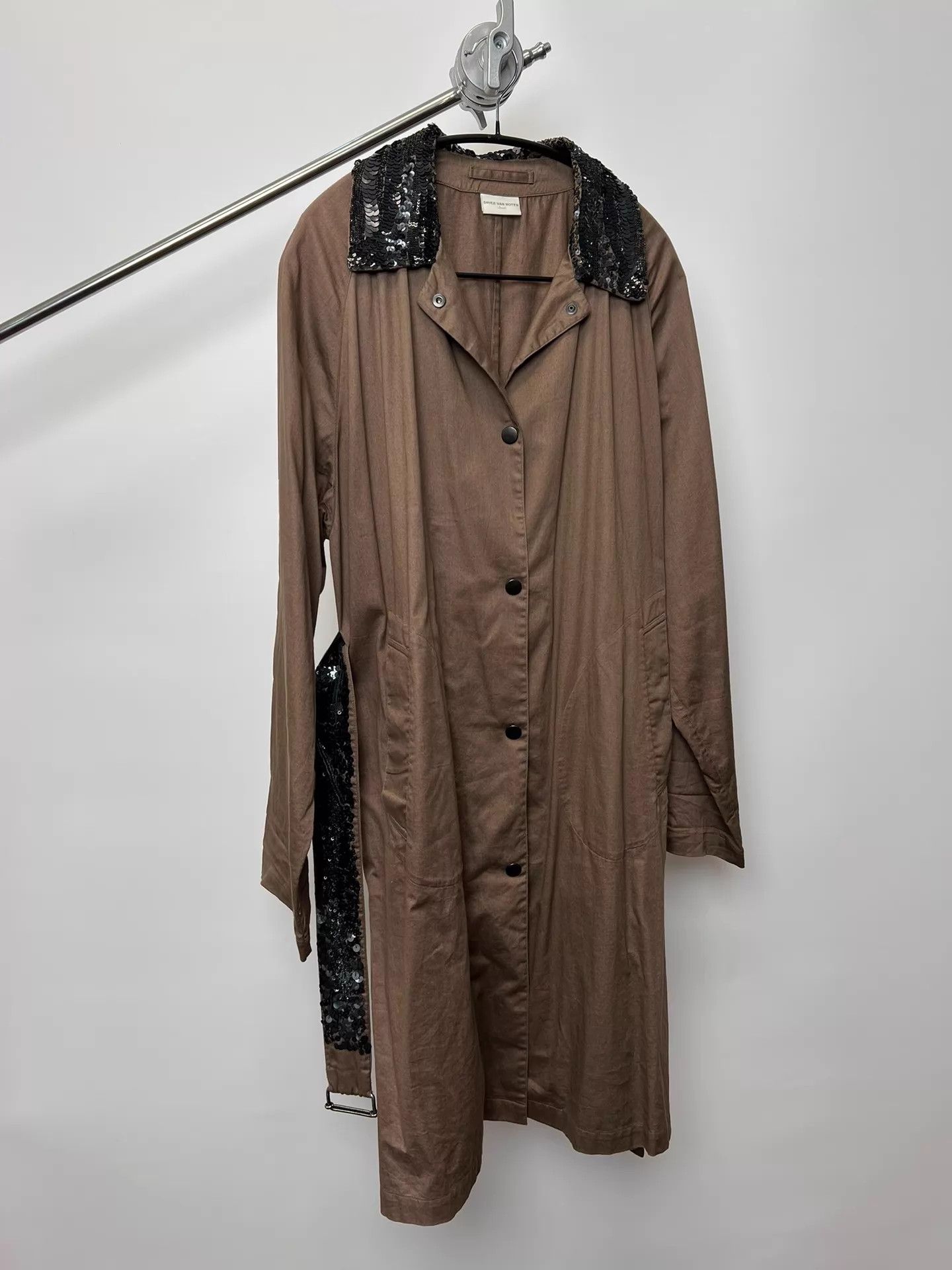 Dries Van Noten Dries Van Noten Sequin Toasted Trench Coat Oversized Size S / US 4 / IT 40 - 2 Thumbnail