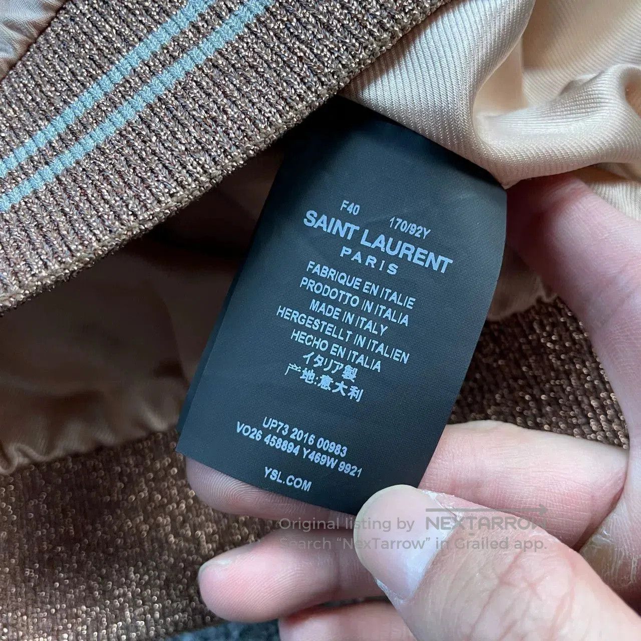 Yves Saint Laurent saint laurent cloud jacket in pink. Size US M / EU 48-50 / 2 - 5 Thumbnail