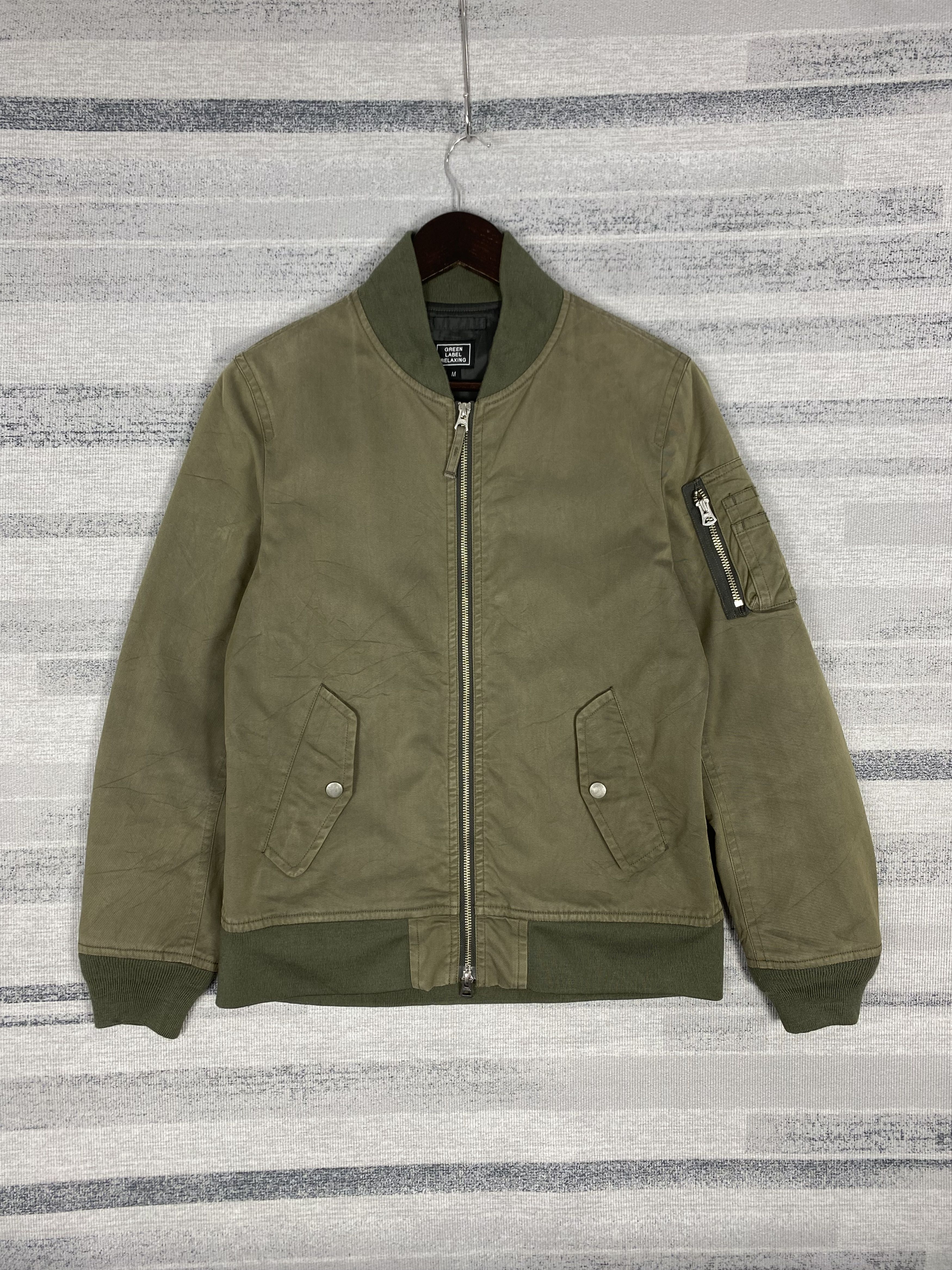 Japanese Brand × Vintage Vintage Green Label Relaxing Bombers Jacket Size US M / EU 48-50 / 2 - 1 Thumbnail