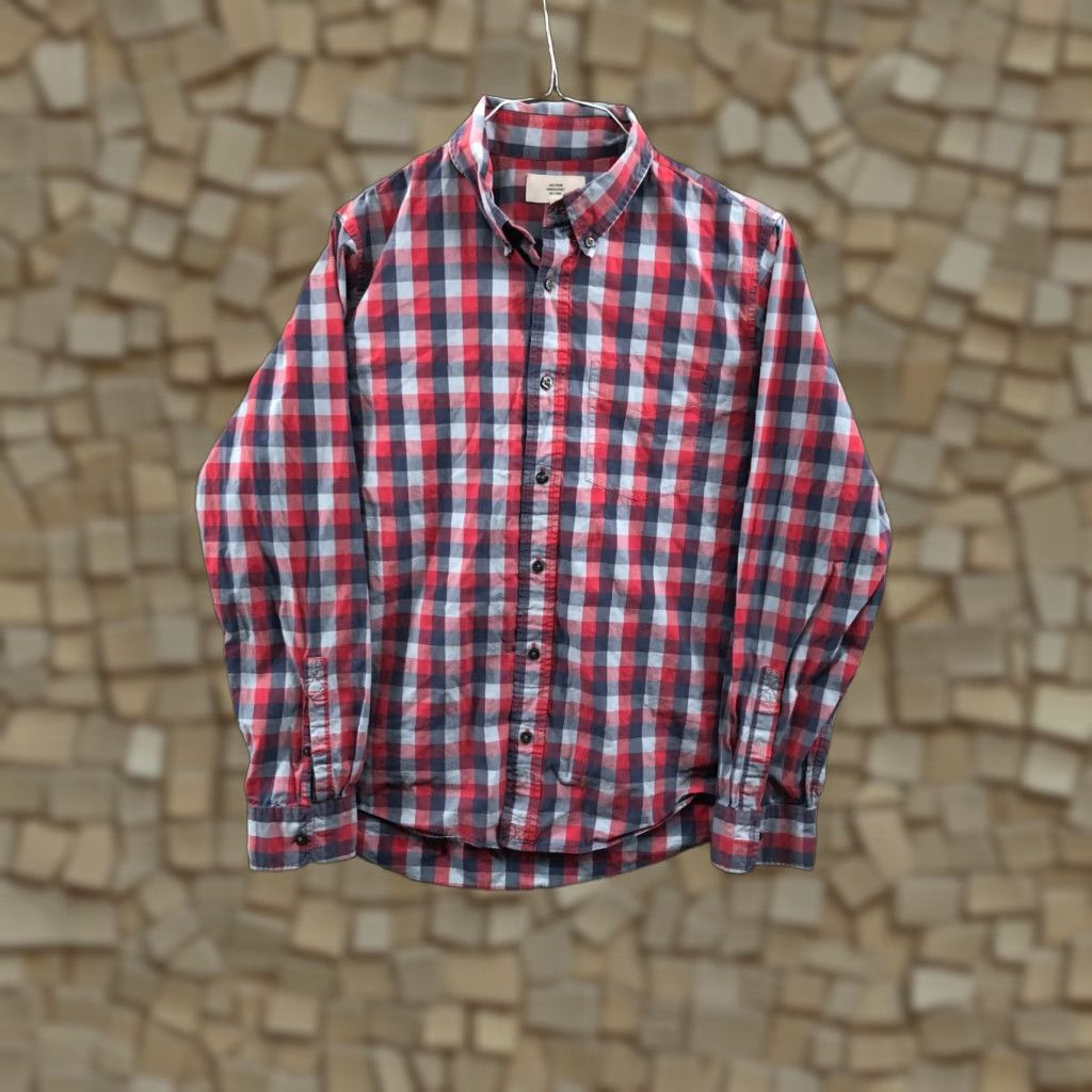 Vintage Jack Spade Shirt Mens Size L Red Plaid Long Sleeve Button-Down Collar Size US L / EU 52-54 / 3 - 1 Thumbnail