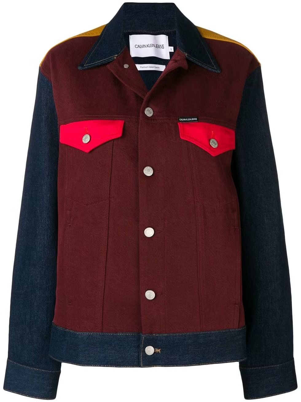 Calvin Klein Calvin Klein Ukulele Patch Denim Jacket Size US XS / EU 42 / 0 - 1 Thumbnail