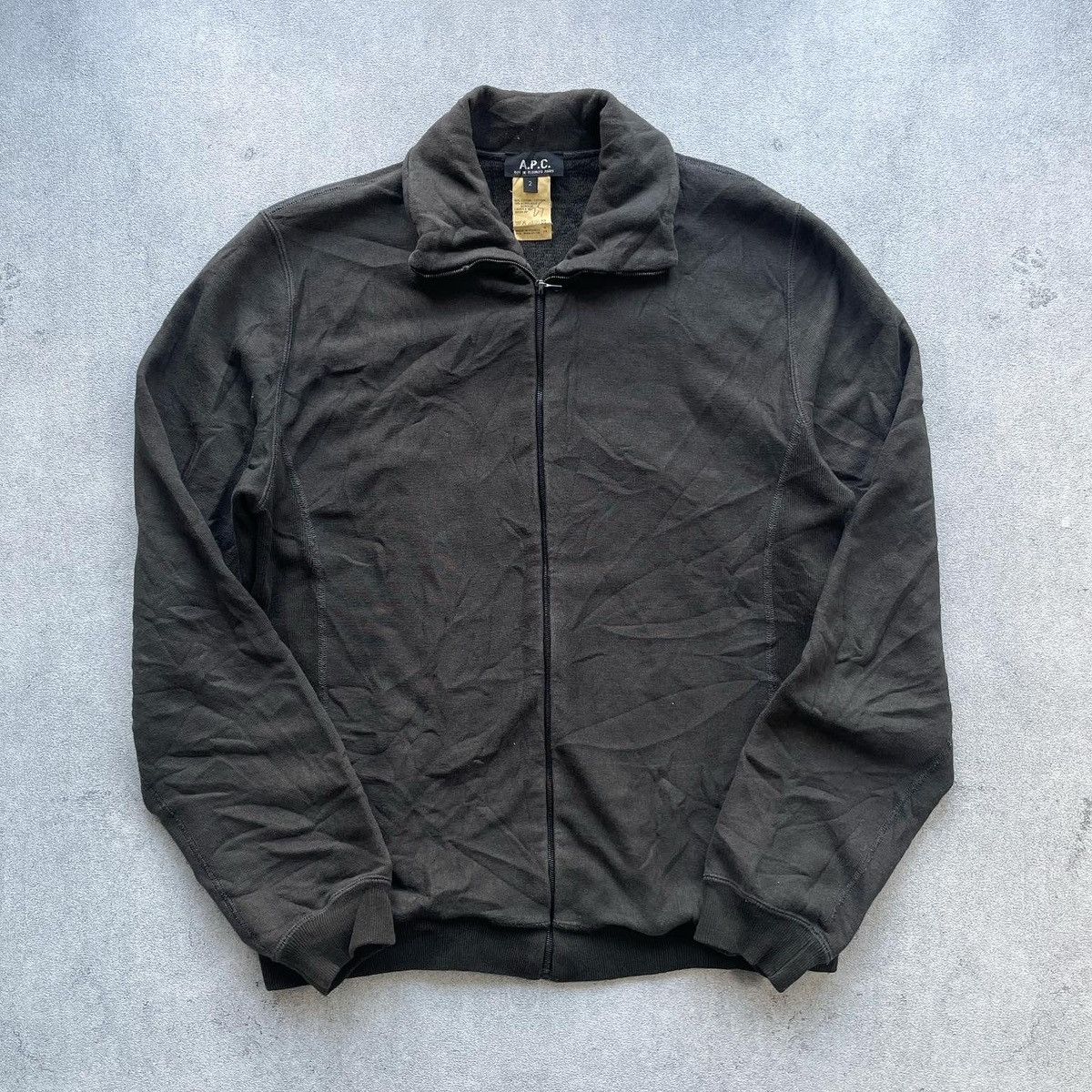 A.P.C. APC Rue De Fleurus Paris High Neck Zipper Sweater Size US M / EU 48-50 / 2 - 3 Thumbnail